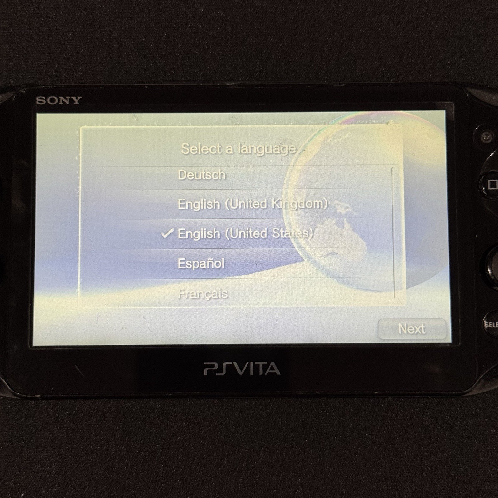Sony PlayStation Vita Slim PS VITA PCH-2001 Black Console Tested Working W/ 8gb