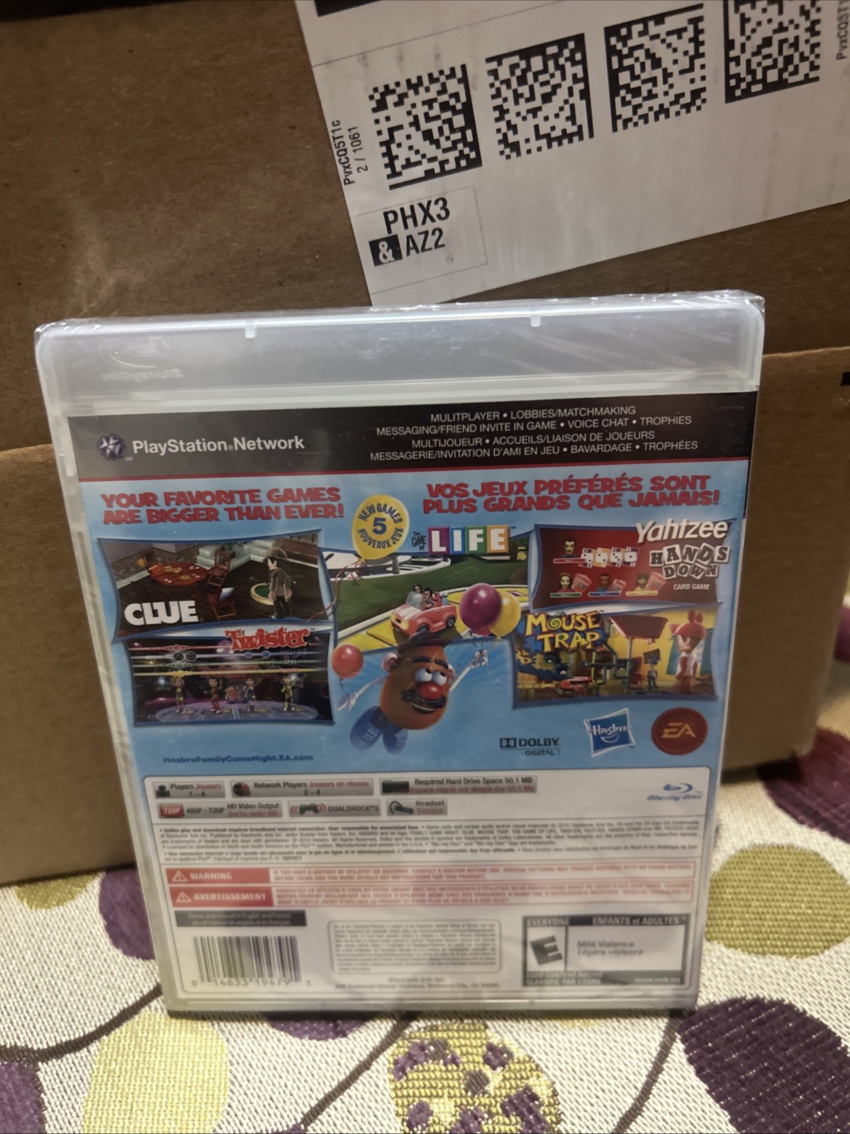 Hasbro Family Game Night 3 (Sony PlayStation 3) PS3 Brand New!