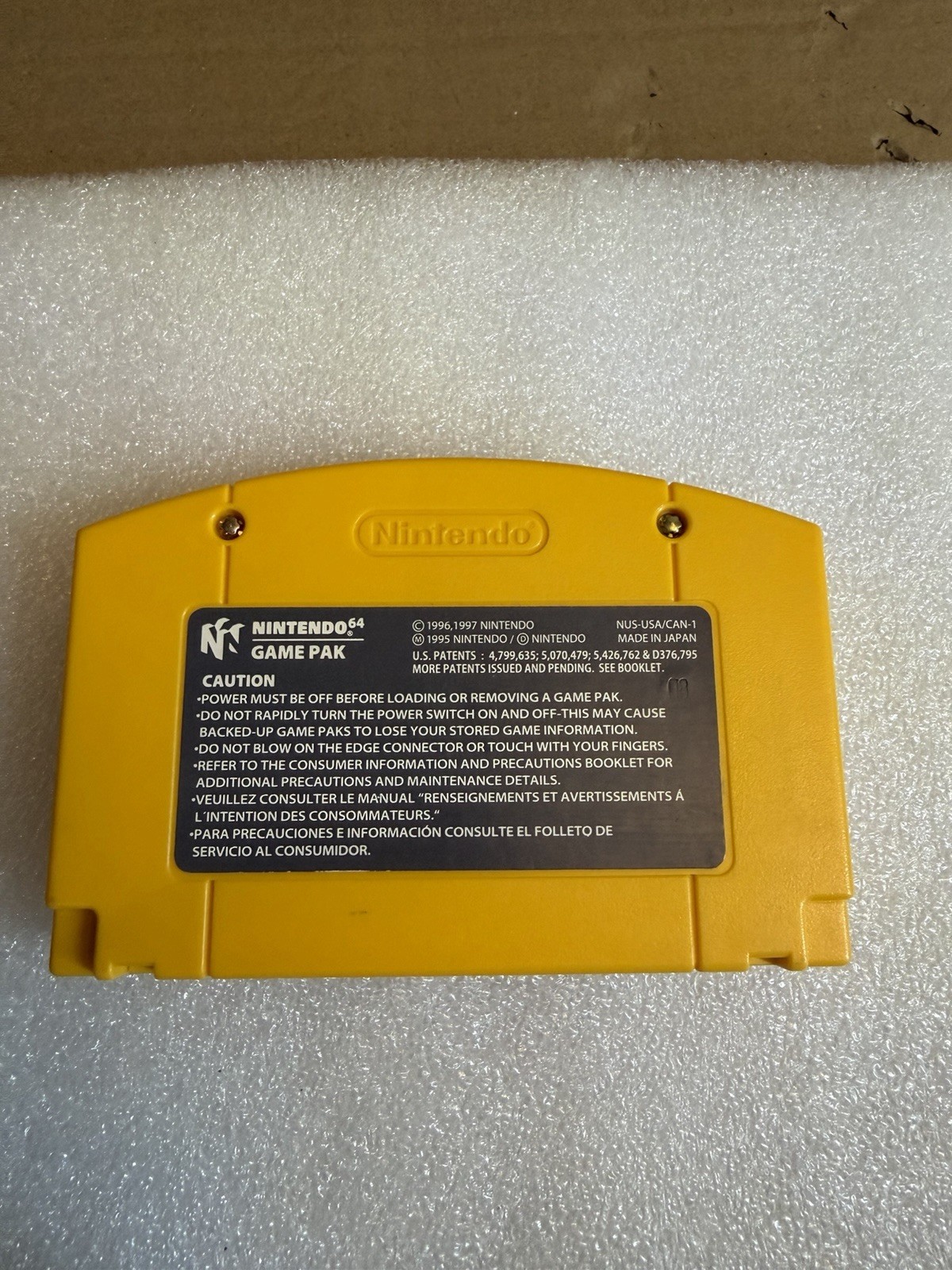Nintendo Donkey Kong 64 Nintendo 64 N64 Cartridge NTSC-U/C E-Everyone