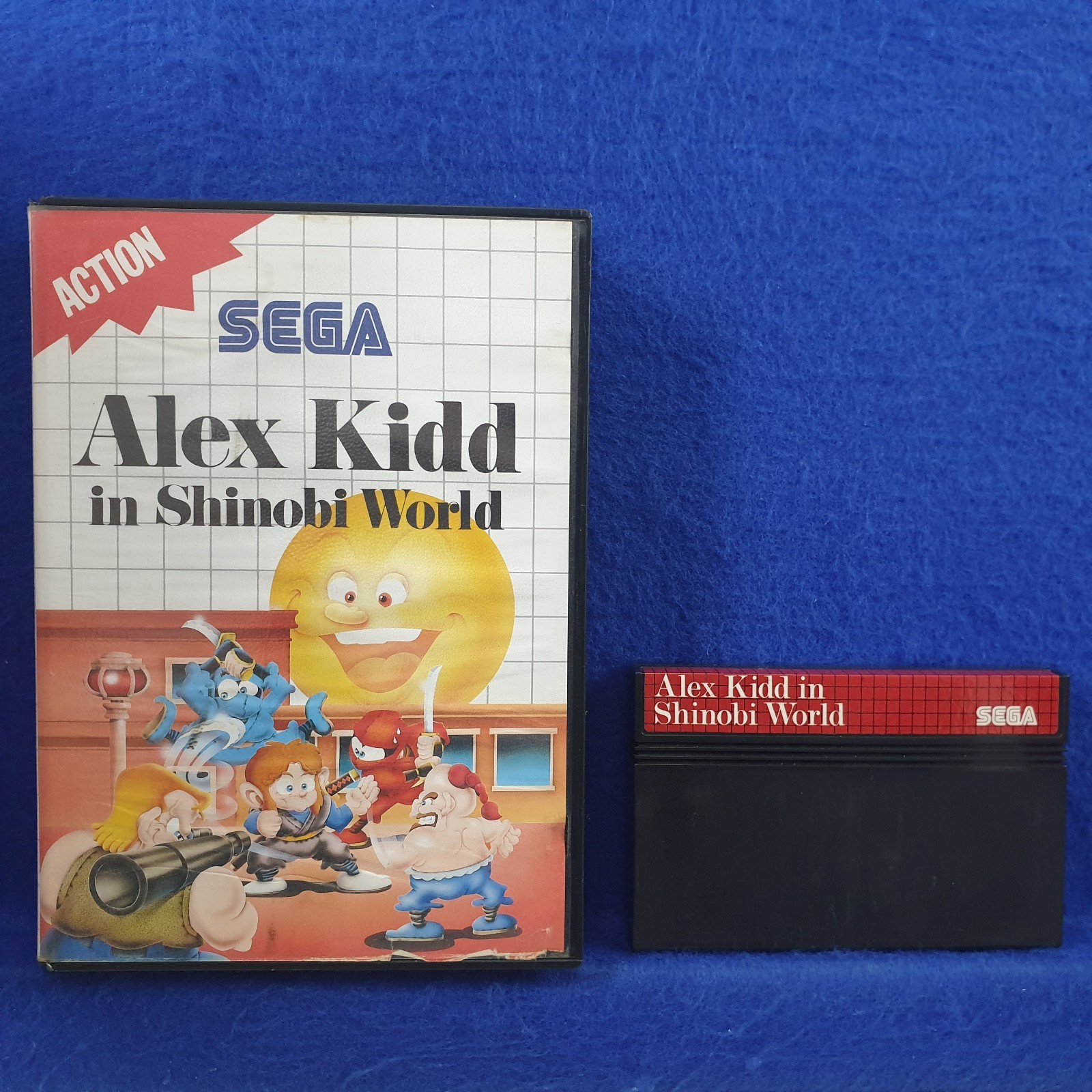 Master System ALEX KIDD in Shinobi World (NI) Boxed PAL REGION FREE Works in US