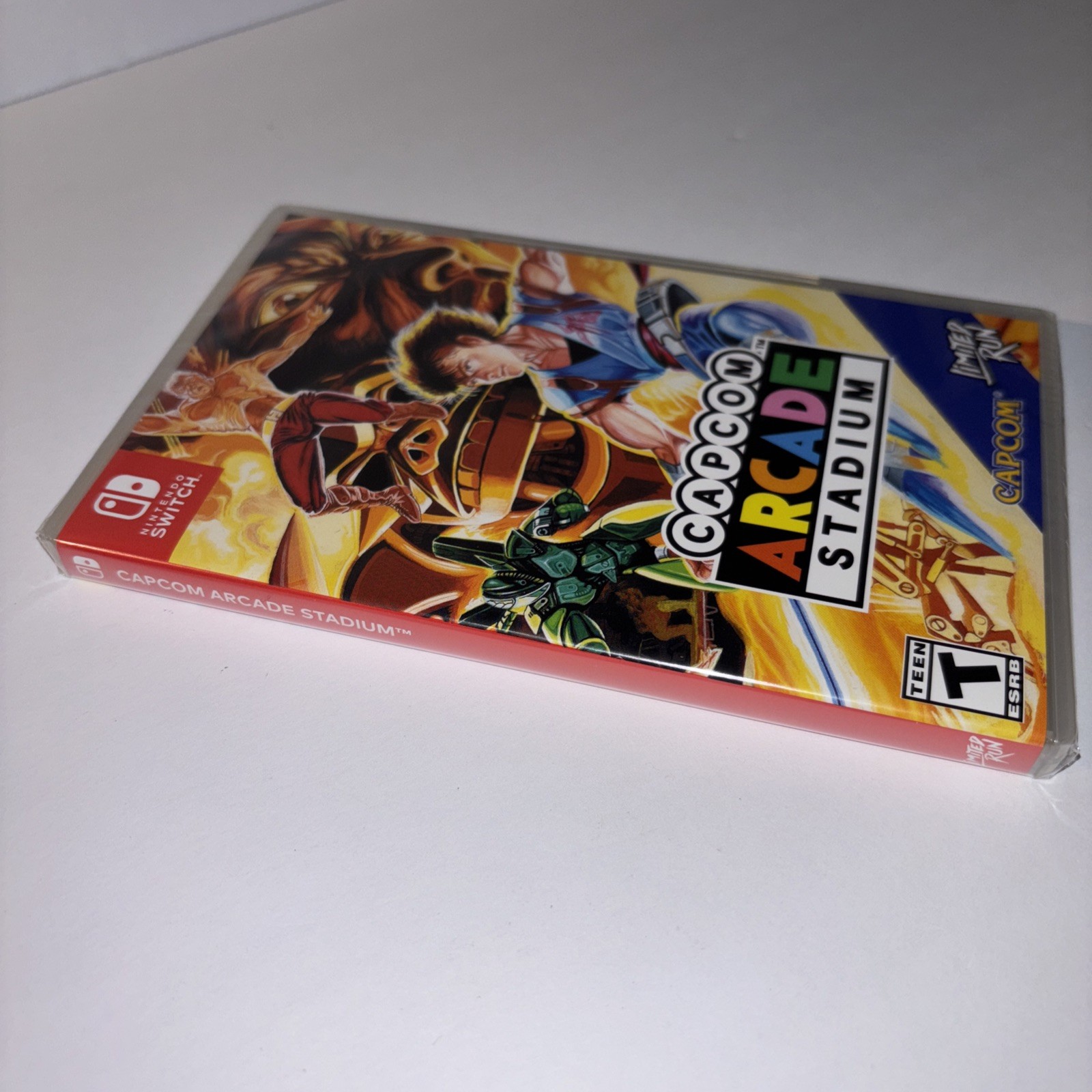 CAPCOM ARCADE STADIUM STRIDER VARIANT COVER LIMITED RUN GAMES U.S. ESRB SWITCH
