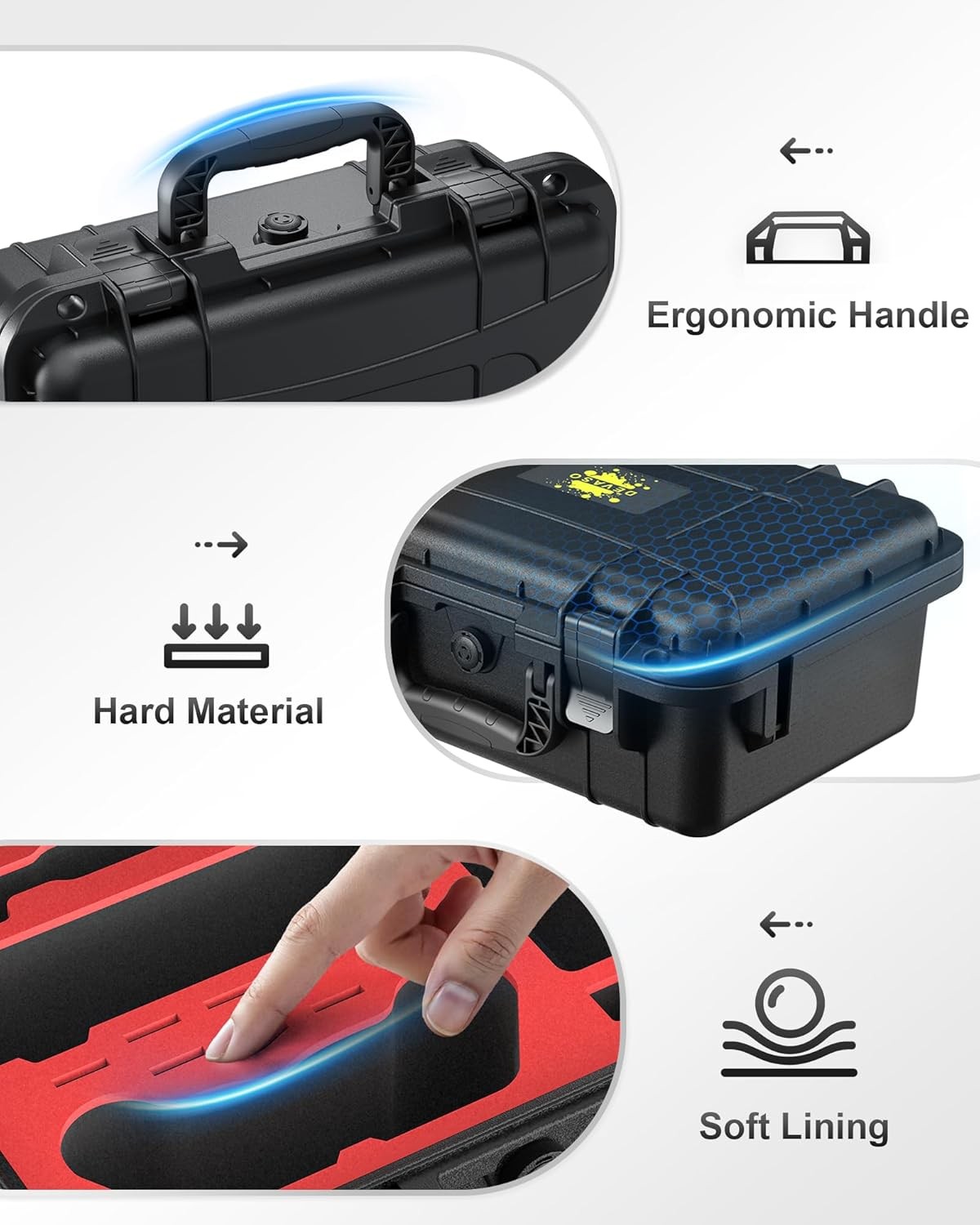 Waterproof Hard Shell Storage Case For Nintendo Switch OLED Console & Controller