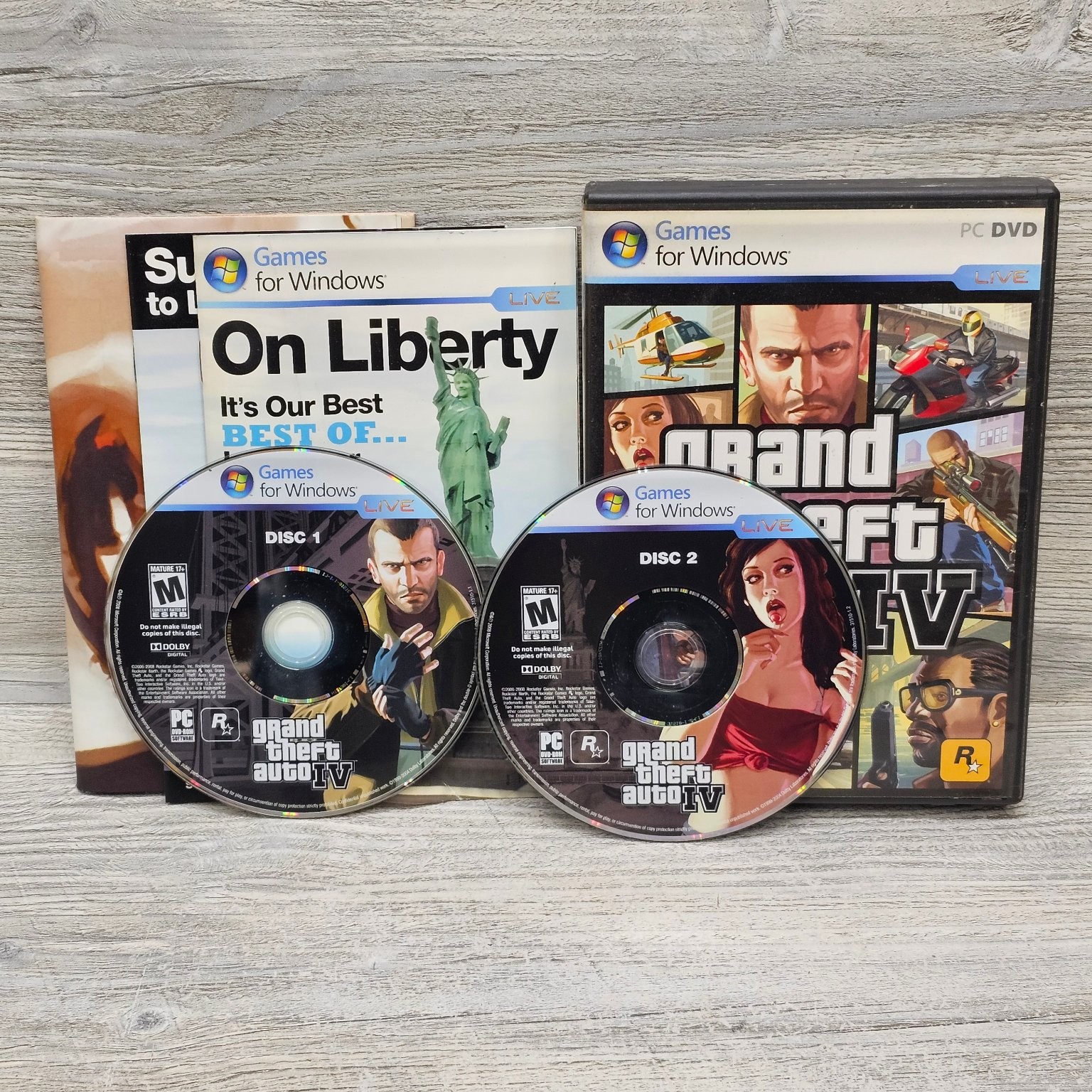 Grand Theft Auto IV Windows PC No Product Key Untested No Scratches