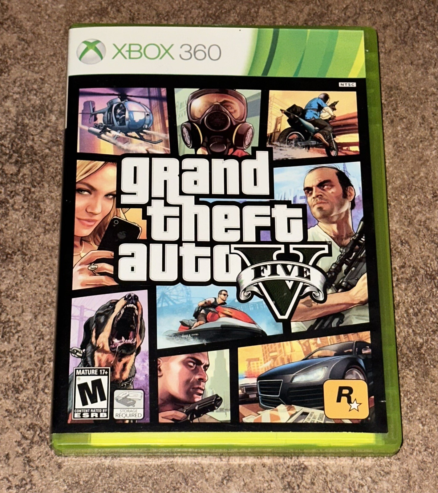Grand Theft Auto V – GTA 5 – Xbox 360 CIB Manual And Map Included Complete