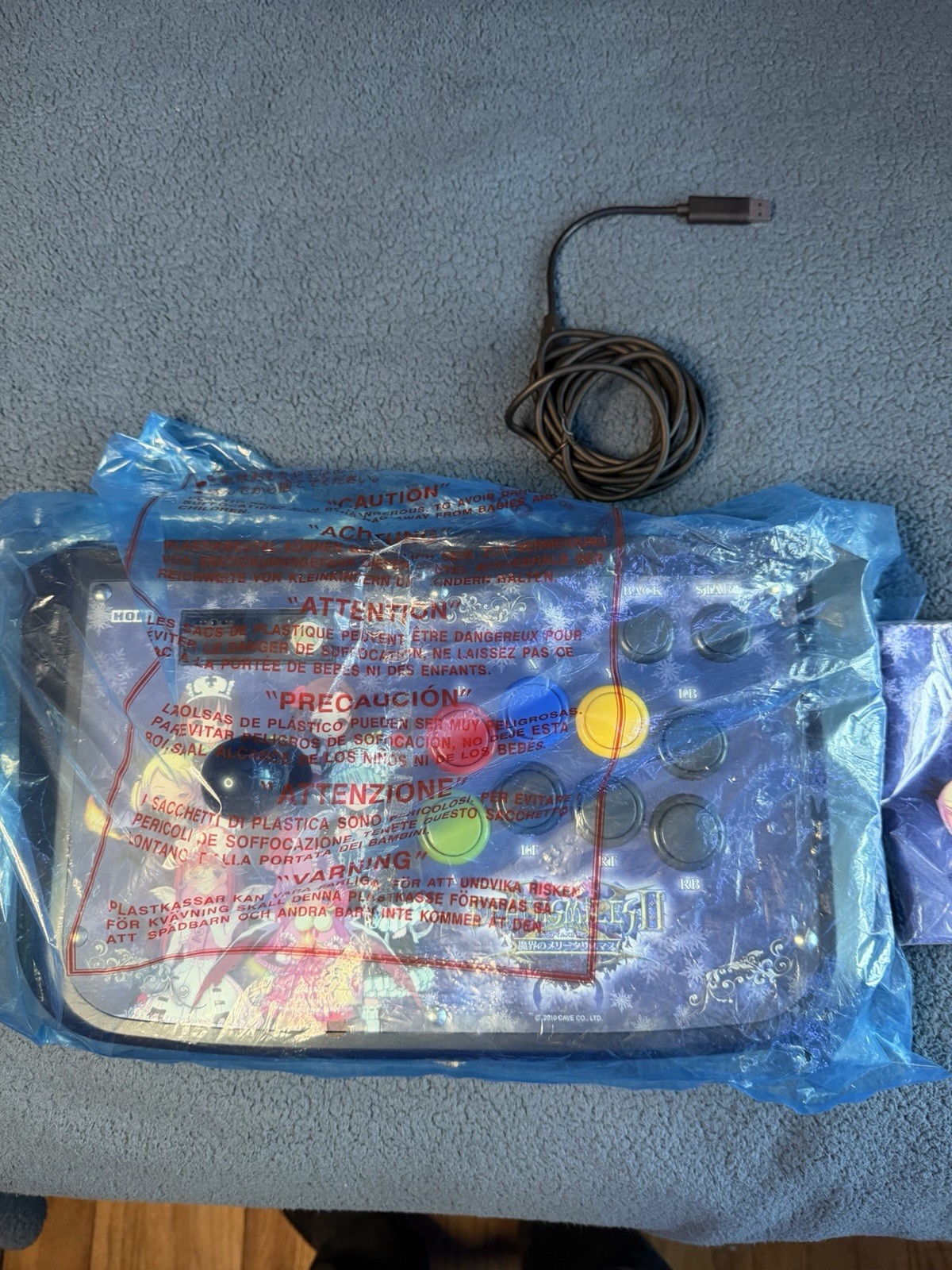 Deathsmiles II X CAVE SHMUP HORI Arcade Stick Xbox 360 CIB VERY RARE!!!