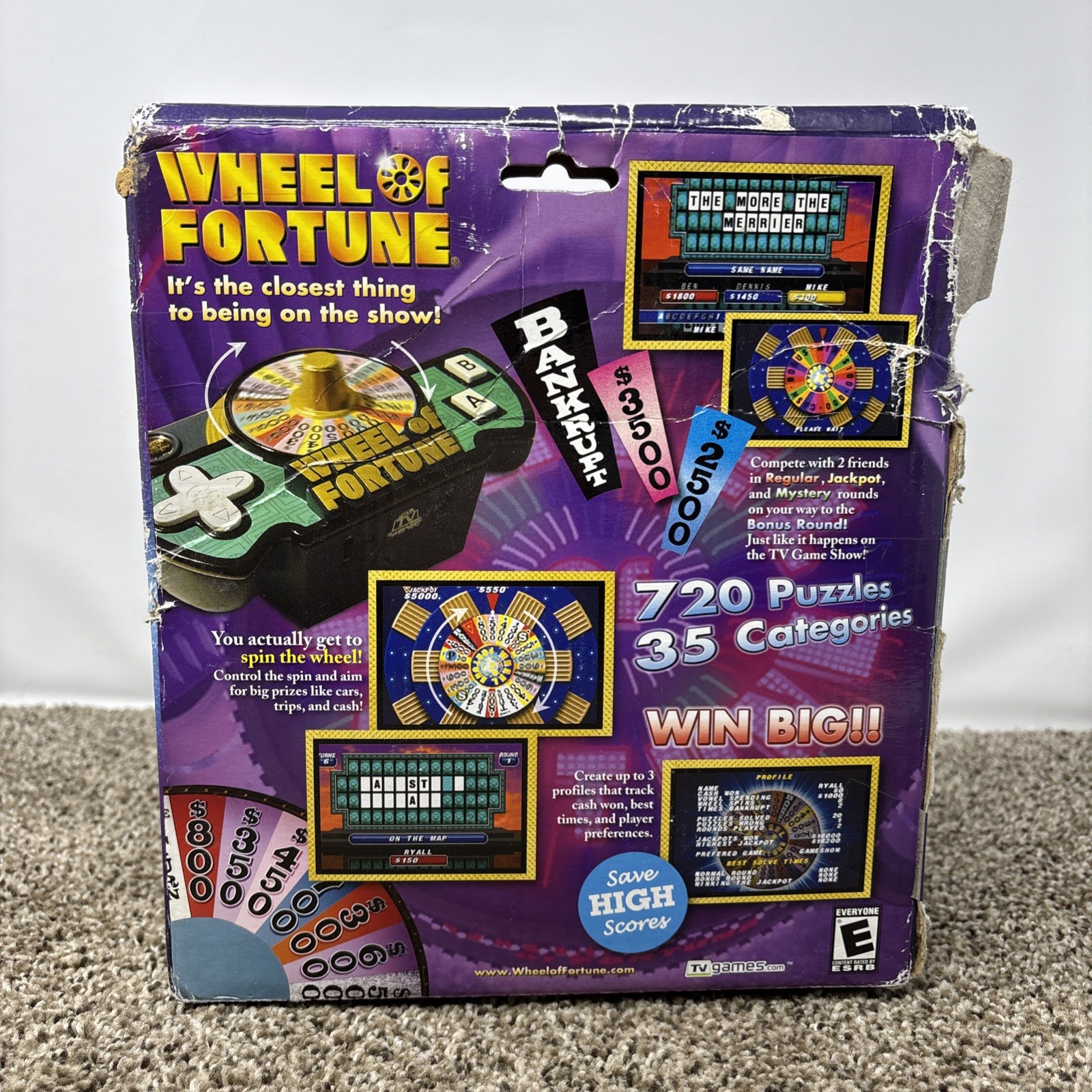 Wheel Of Fortune Electronic Plug & Play TV Game 2006- Jakks Pacific NEW & SEALED