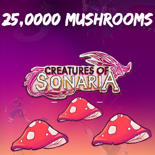 Creatures of Sonaria COS 25000 Mushrooms (25K Shrooms) ⚡Fast Delivery⚡