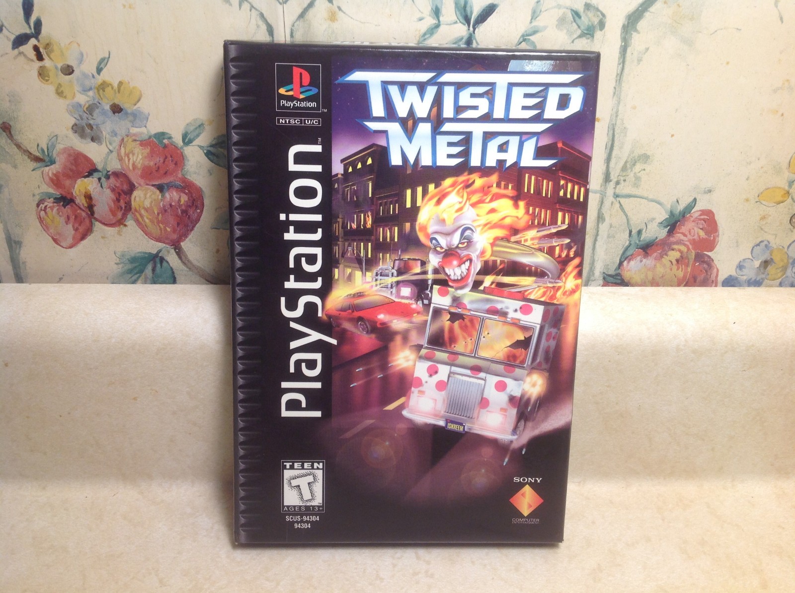 Sony Playstation 1 TWISTED METAL Long Box Video Game NO MANUAL Tested Working