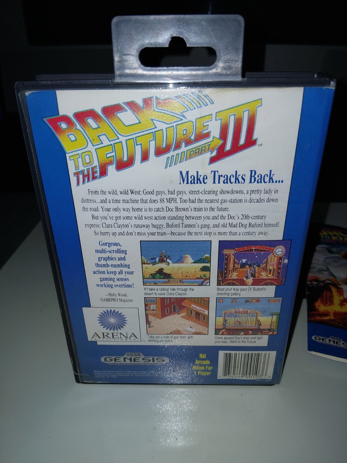 Sega Genesis Back To The Future III 3 CIB With Manual Tested And Working
