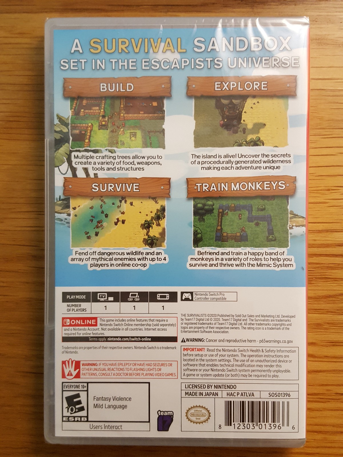 **NEW/SEALED** The Survivalists (Nintendo Switch)