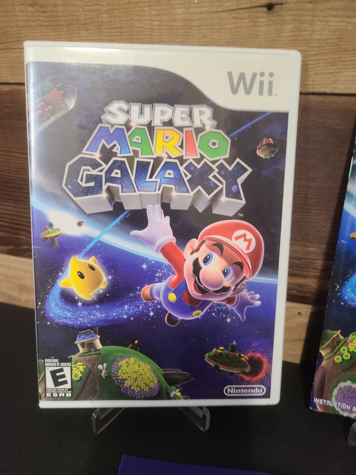Super Mario Galaxy Wii Complete CIB With Case And Manual Nintendo Game TESTED!