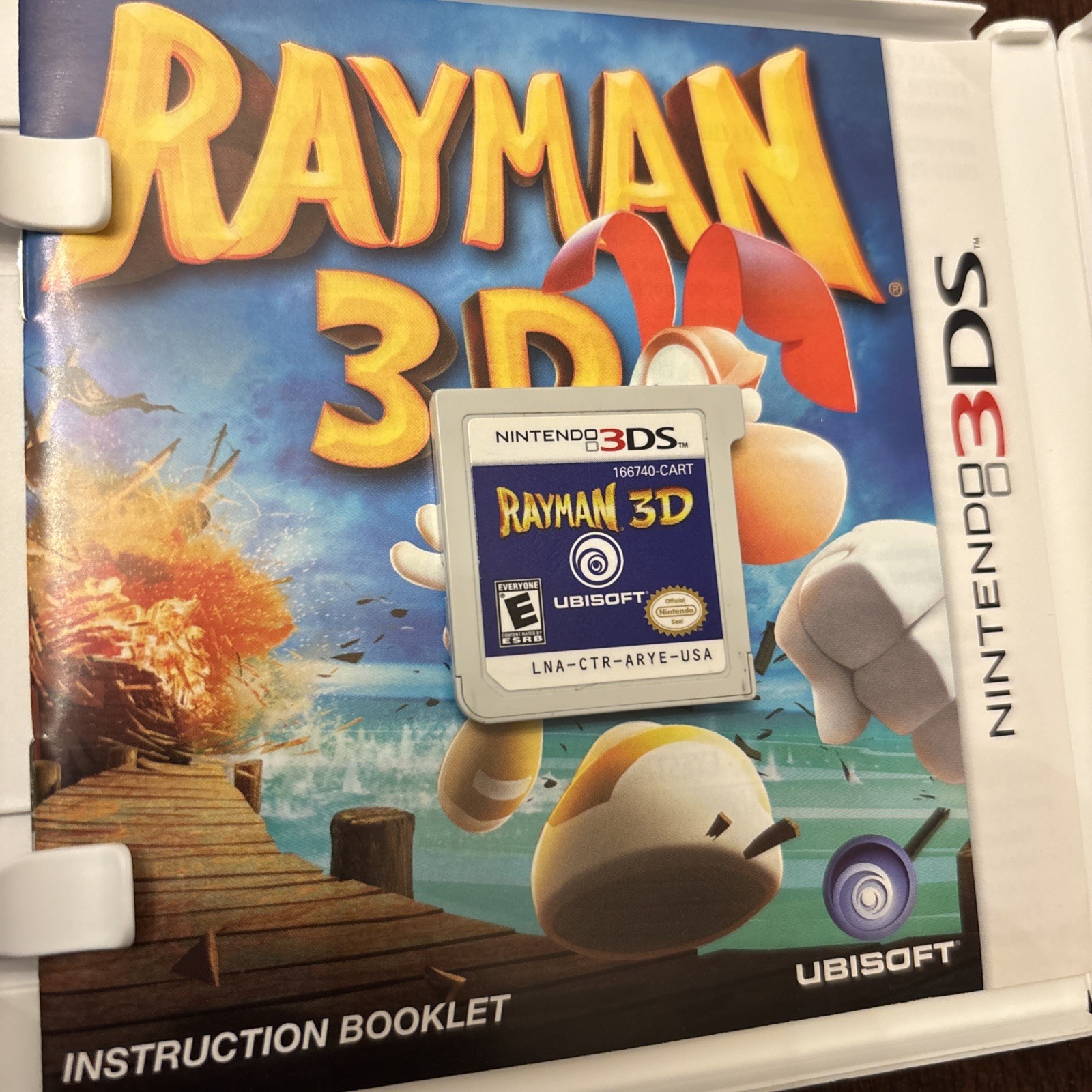 Rayman 3D Nintendo 3DS 2011 Complete in Box with Manual