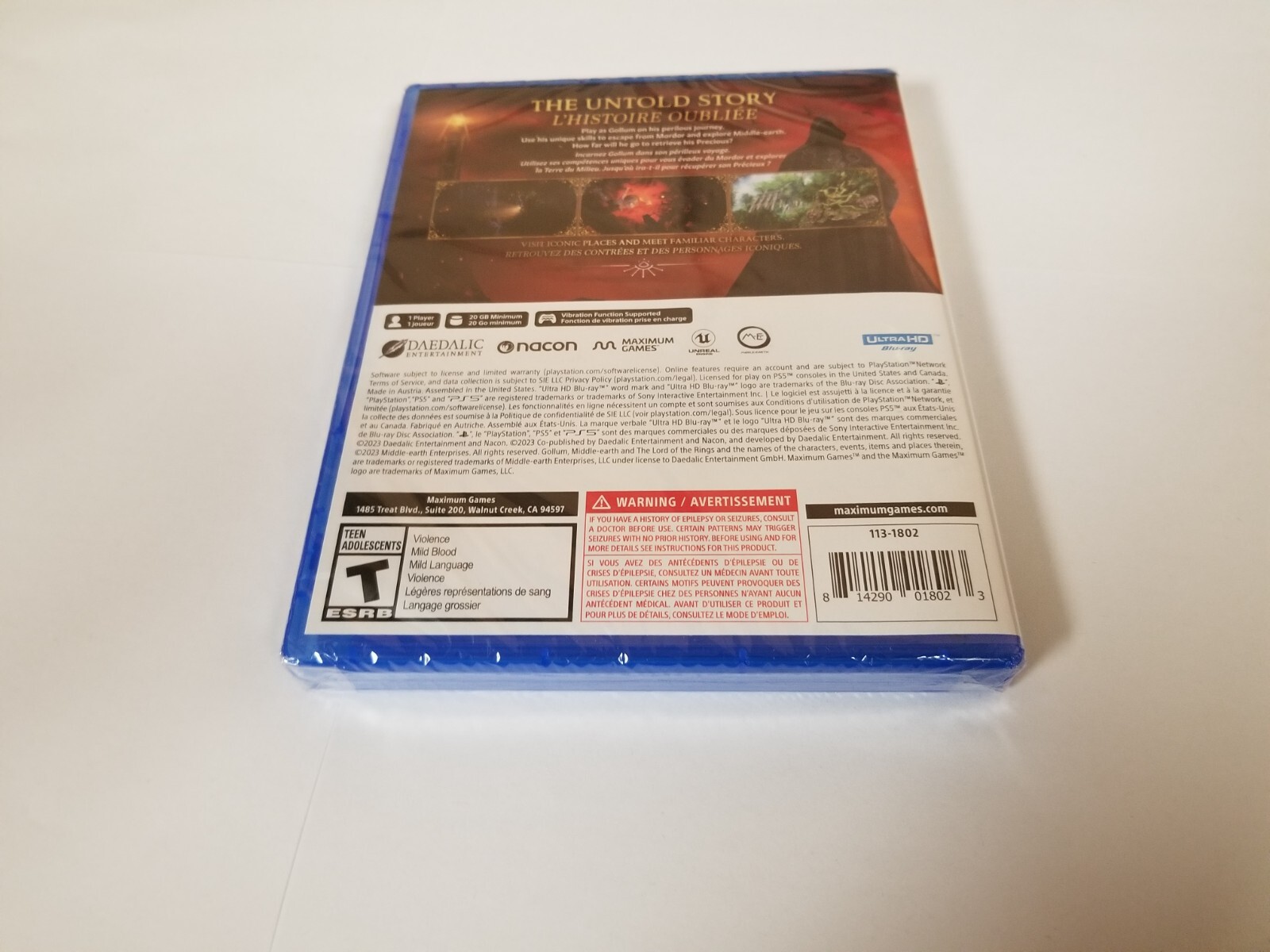 The Lord of the Rings: Gollum – Sony PlayStation 5 new ps5
