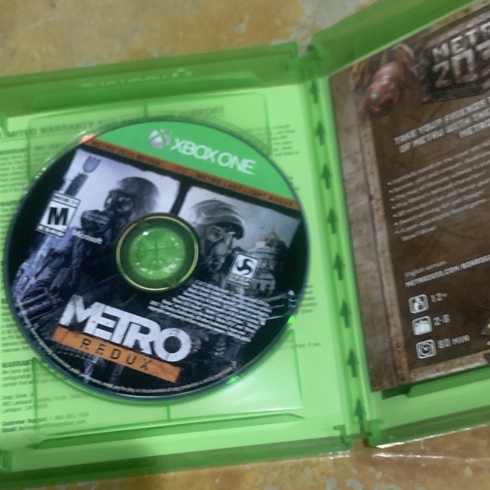 Deep Silver Metro Redux (Xbox One) M Two Full Games All DLC Shooter Action