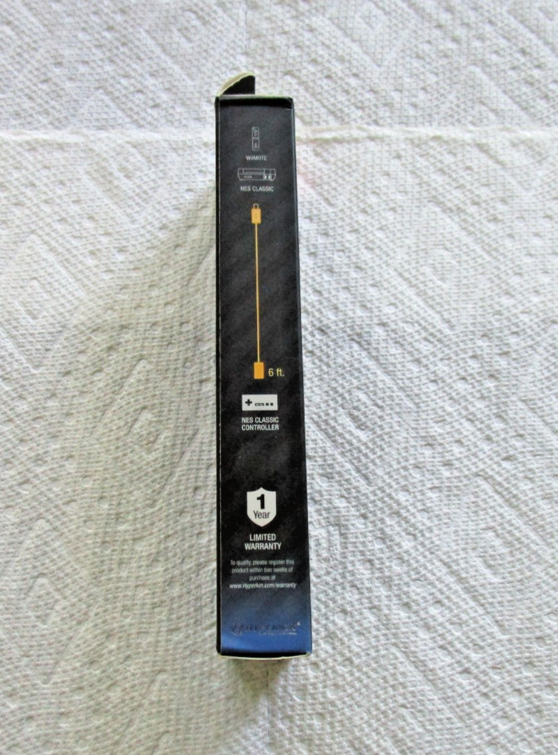 Hyperkin Extension Cable for NES Classic/WiiU/Wii BRAND NEW NEVER OPENED!!