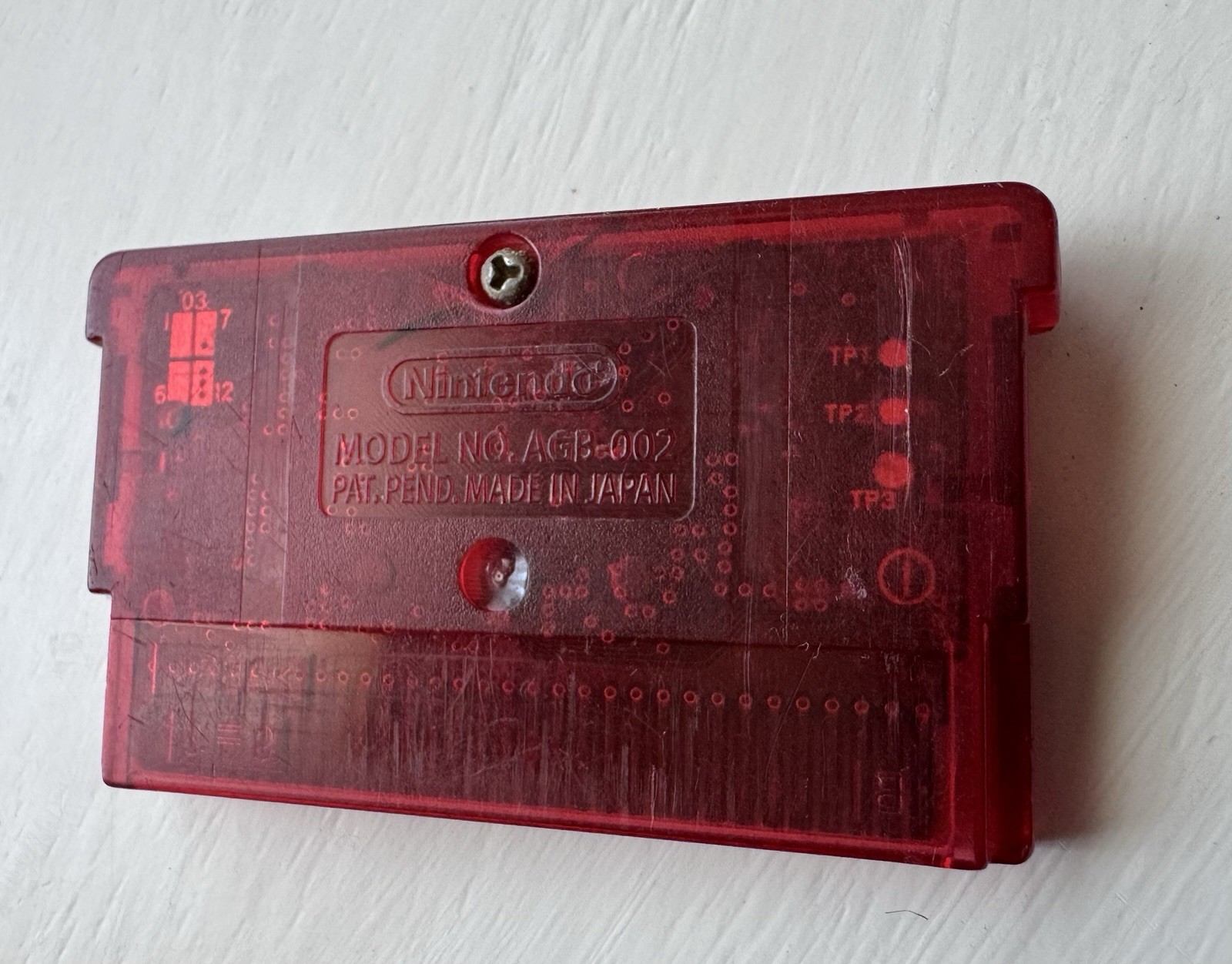 Pokémon Ruby Version GBA Cart Only, Dry Internal Battery, TESTED, Authentic