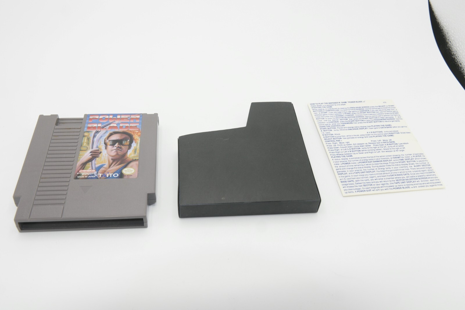 Power Blade Nintendo Entertainment System 1991 NES-box, cart – oval seal