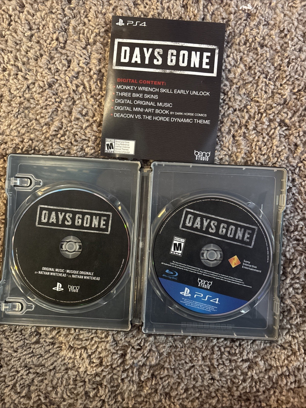 Days Gone SteelBook Edition (Sony PlayStation 4) + Game & Music CD