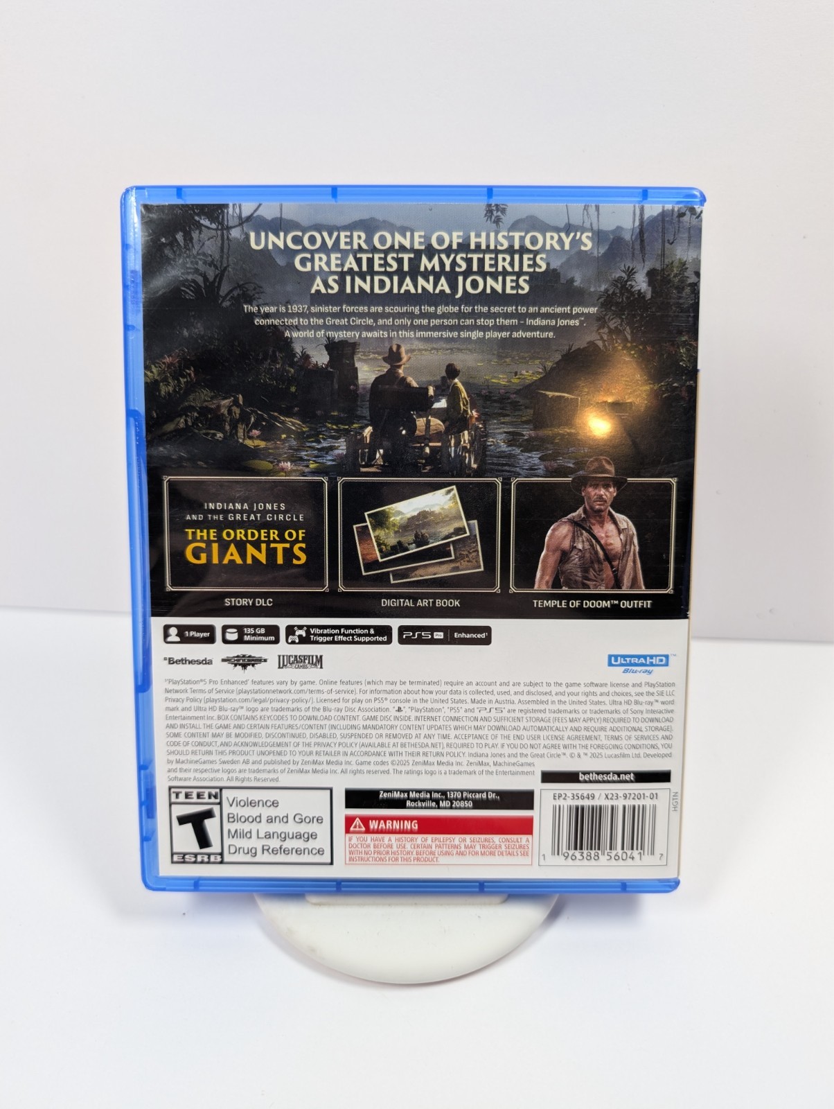 Indiana Jones and the Great Circle Premium Edition PS5 PlayStation 5 – NO CODE