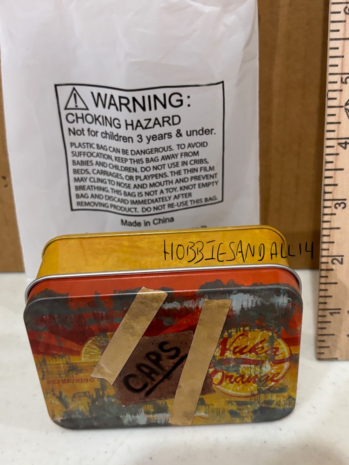 Fallout 3 4 76 !! Nuka Cola 20 Orange Caps with Collectible Tin !! Bethesda New