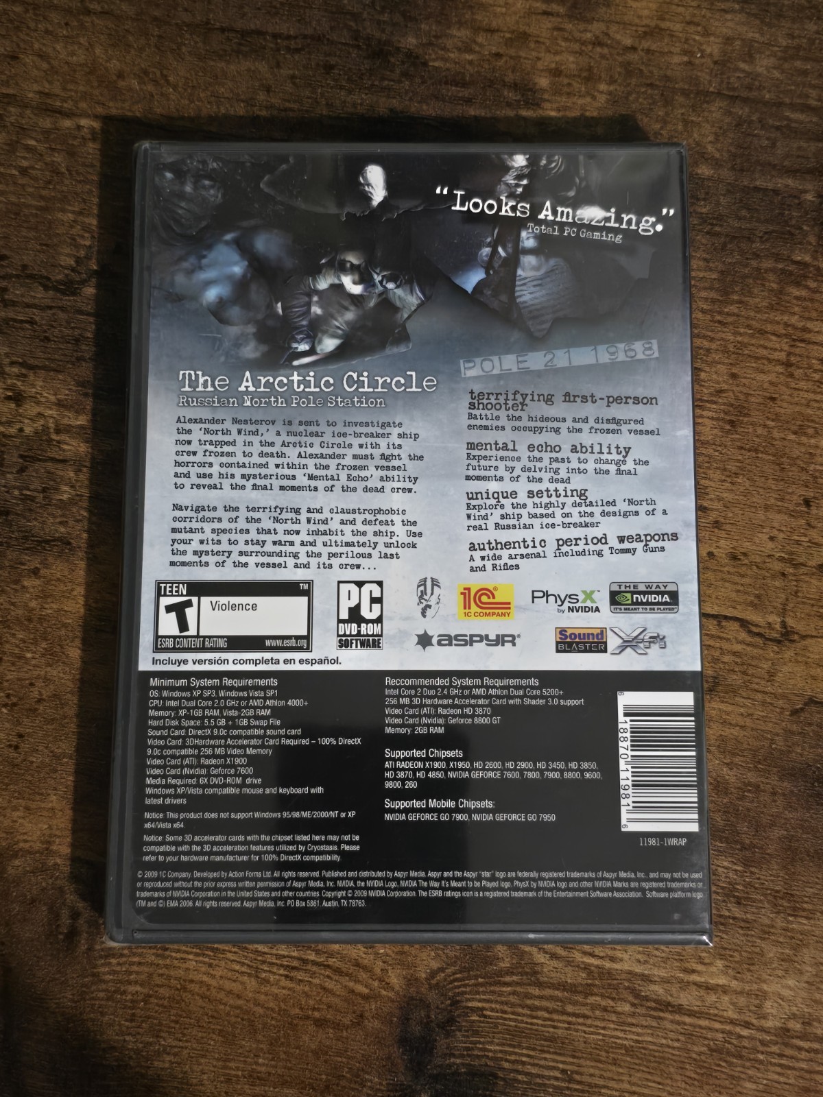 Cryostasis (Windows PC, 2009) DVD-ROM Complete w/ Manual Sealed