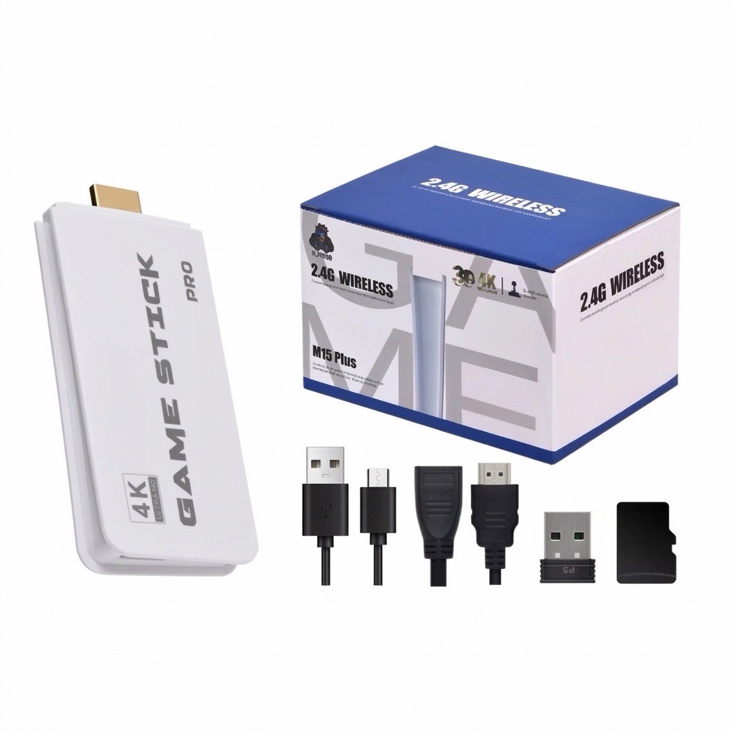 4K Ultra HD Arcade Hub 64G Two Player Offline TV Gaming Console Plug & Play Gift