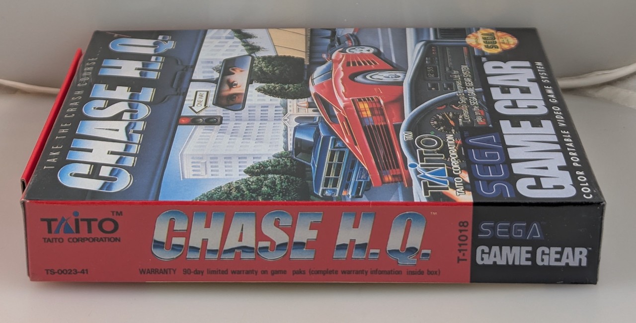 Sega Game Gear – Chase HQ H.Q. – Brand New Factory Sealed CASE FRESH