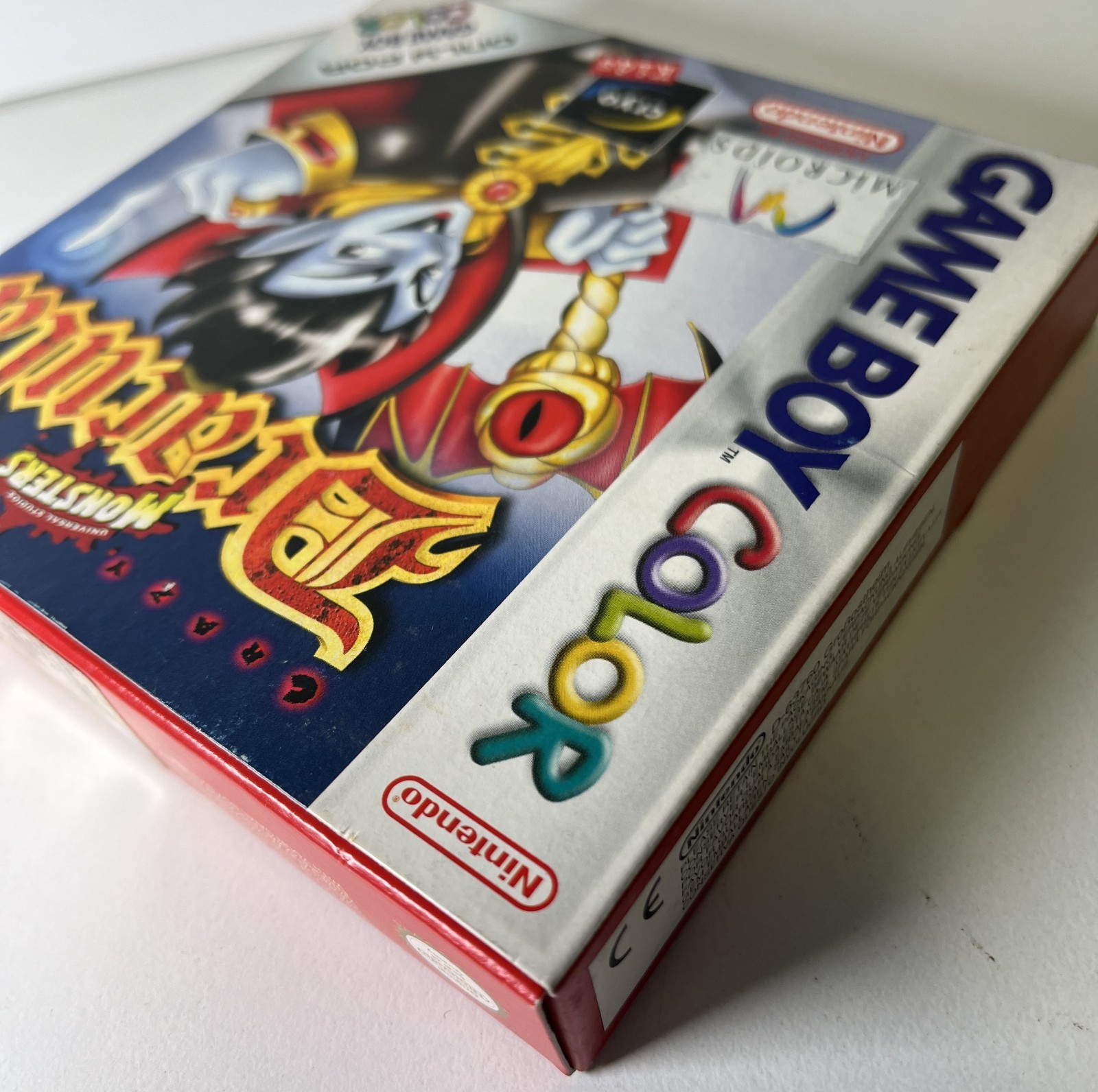 UNIVERSAL MONSTERS DRACULA CRAZY VAMPIRE NINTENDO GBC NEW PAL 2001