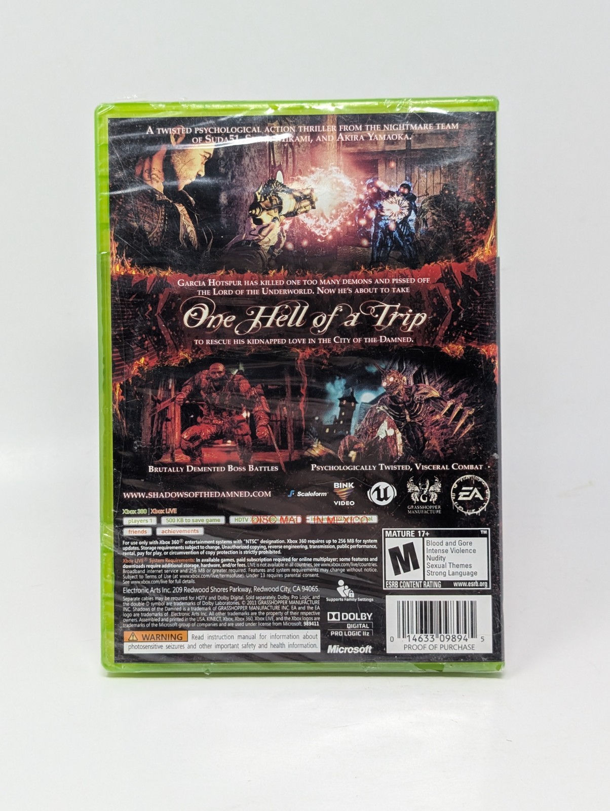 Shadows of the Damned (Microsoft Xbox 360, 2011) – Brand New Factory Sealed