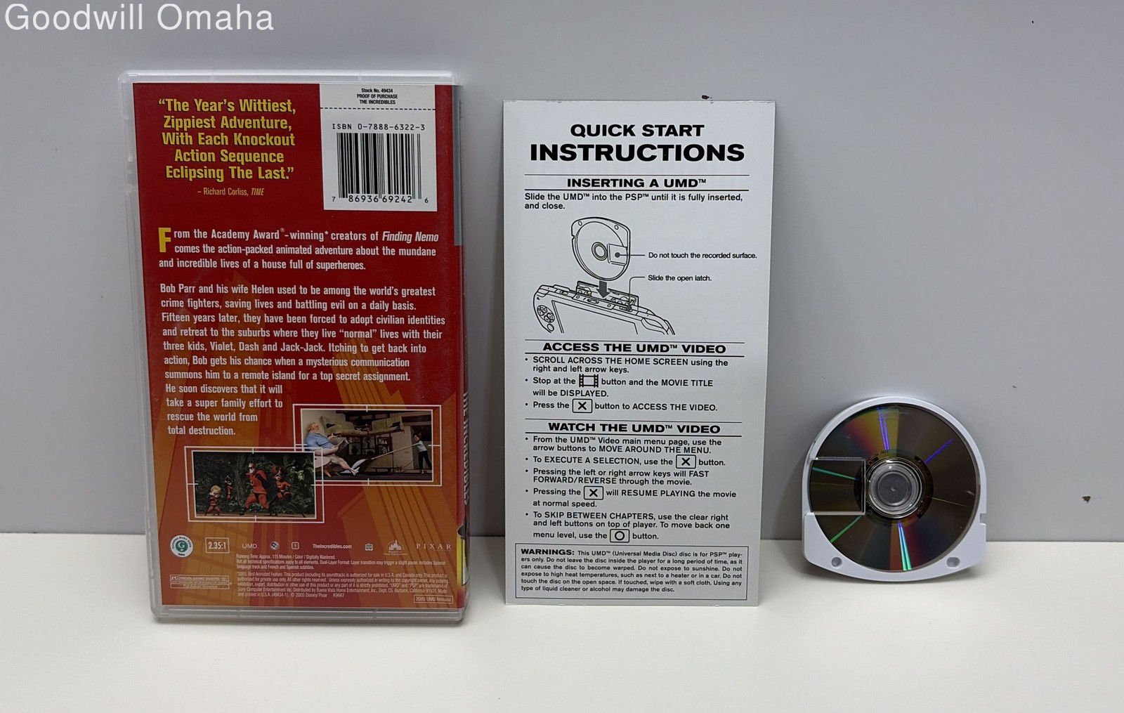 Sony PSP – The Incredibles [UMD] – Boot Tested