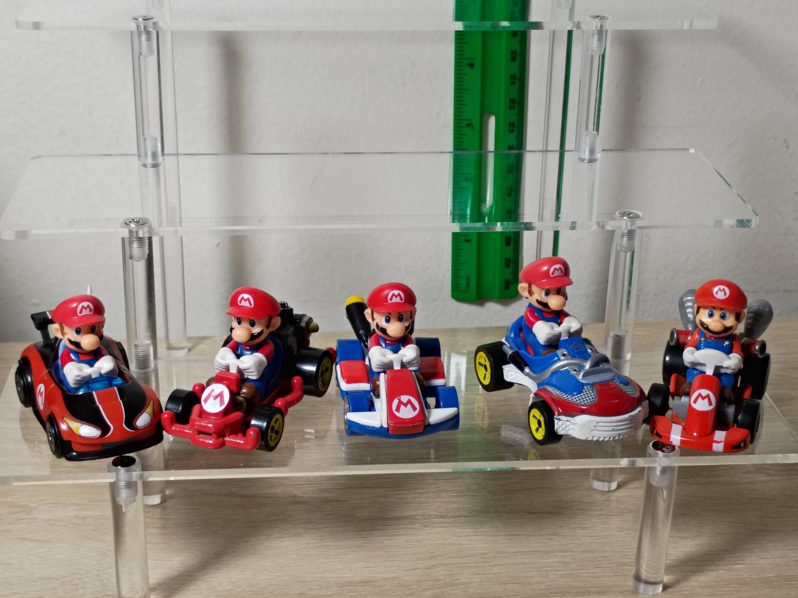 5-PK SUPER MARIO KART Hot Wheels Wild Wing Pipe Frame Sneaker Movie Rainbow Road