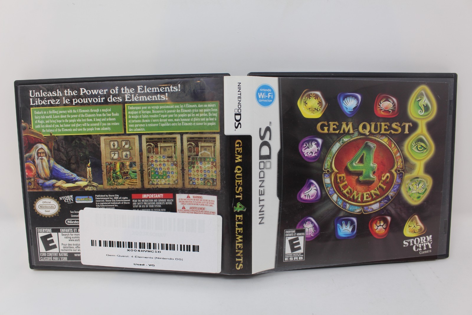 Gem Quest: 4 Elements Nintendo DS