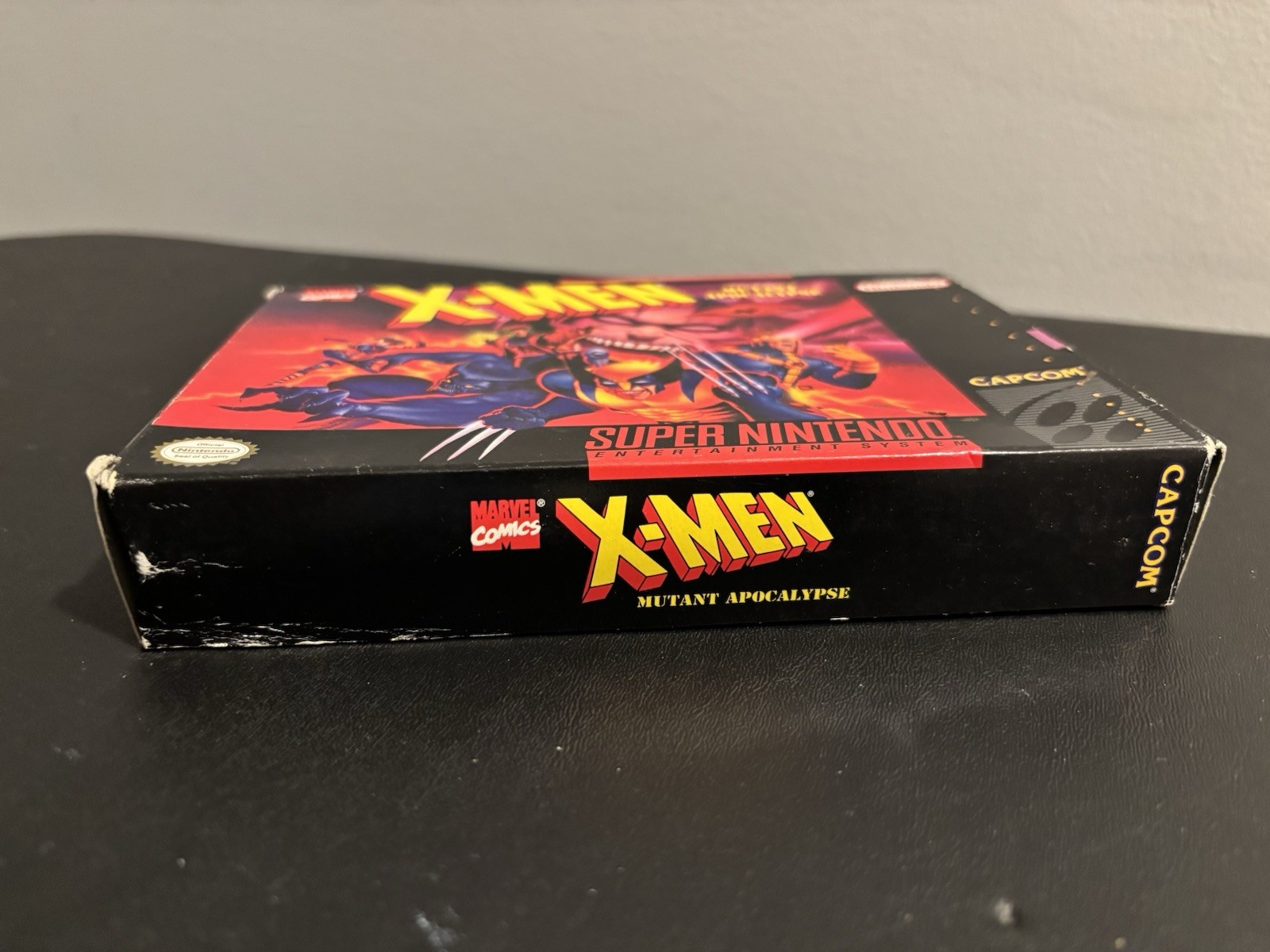 X-Men: Mutant Apocalypse (SNES Super Nintendo 1994) Box Manual & Cart Authentic