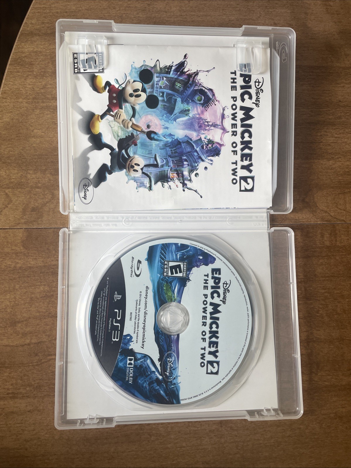 Disney Epic Mickey 2: The Power of Two (Sony PlayStation 3, 2012) D1-75 N