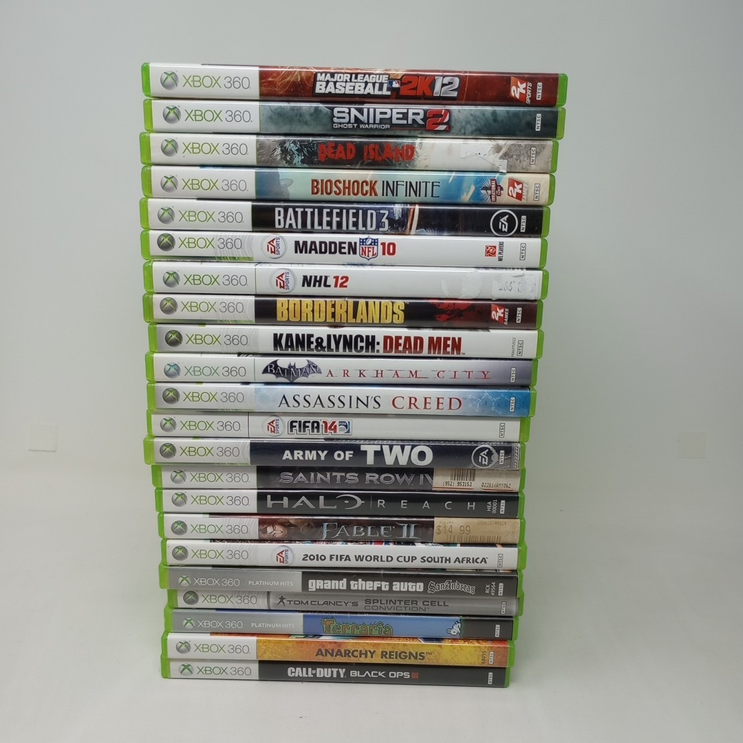 Lot Of 22 Xbox 360 Games With Cases (Many Have Manuals) UNTESTED See Pics!