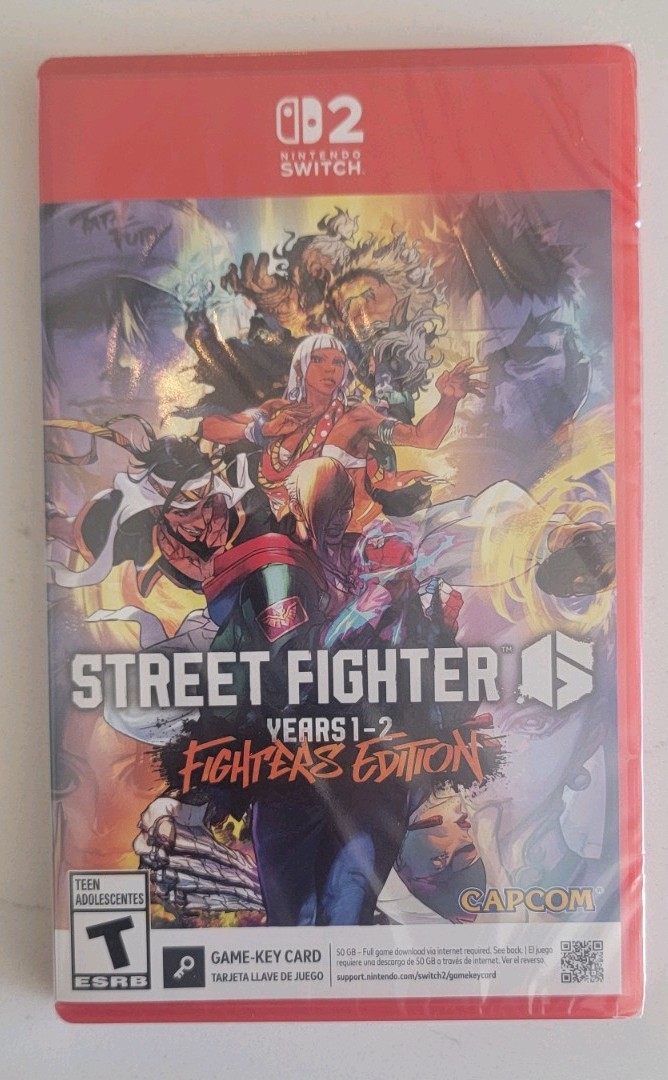 Street Fighter 6 Years 1-2 Fighters Edition – Nintendo Switch 2 Brand New Sealed