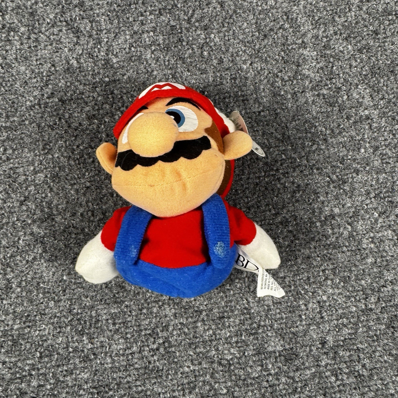 Vintage 1997 Nintendo 64 Mario Wing Cap Beanbag Plush w/ Hang & Tush Tags BD&A
