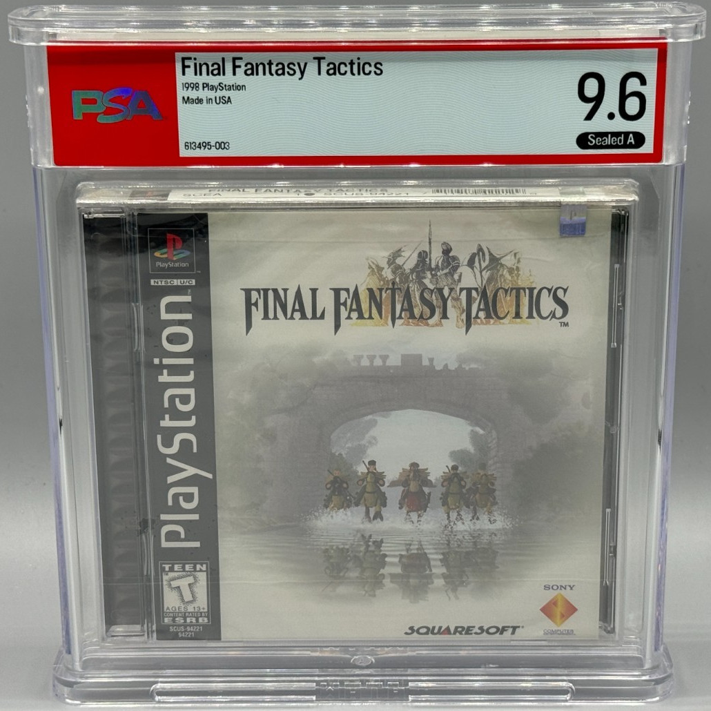 Final Fantasy Tactics Sony PlayStation PS1 Sealed New PSA 9.6 A Graded NOT WATA
