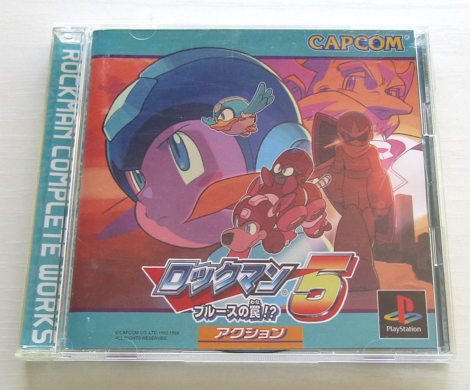 PS1 Rockman Megaman 1 2 3 4 5 6 complete PlayStation Japan import