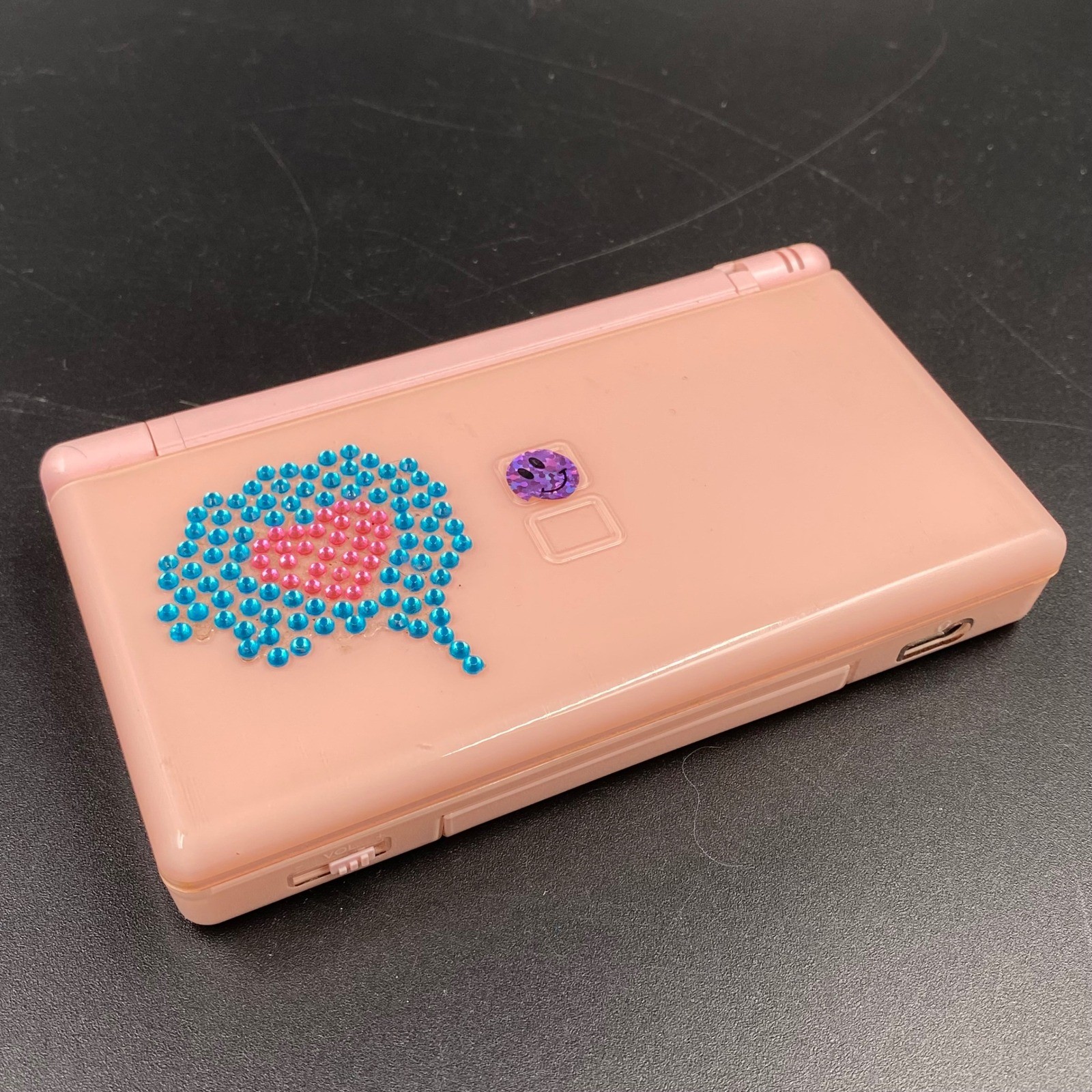 Nintendo DS Lite Handheld Console Pink USG-001 Gaming GBA Slot Broken Hinge