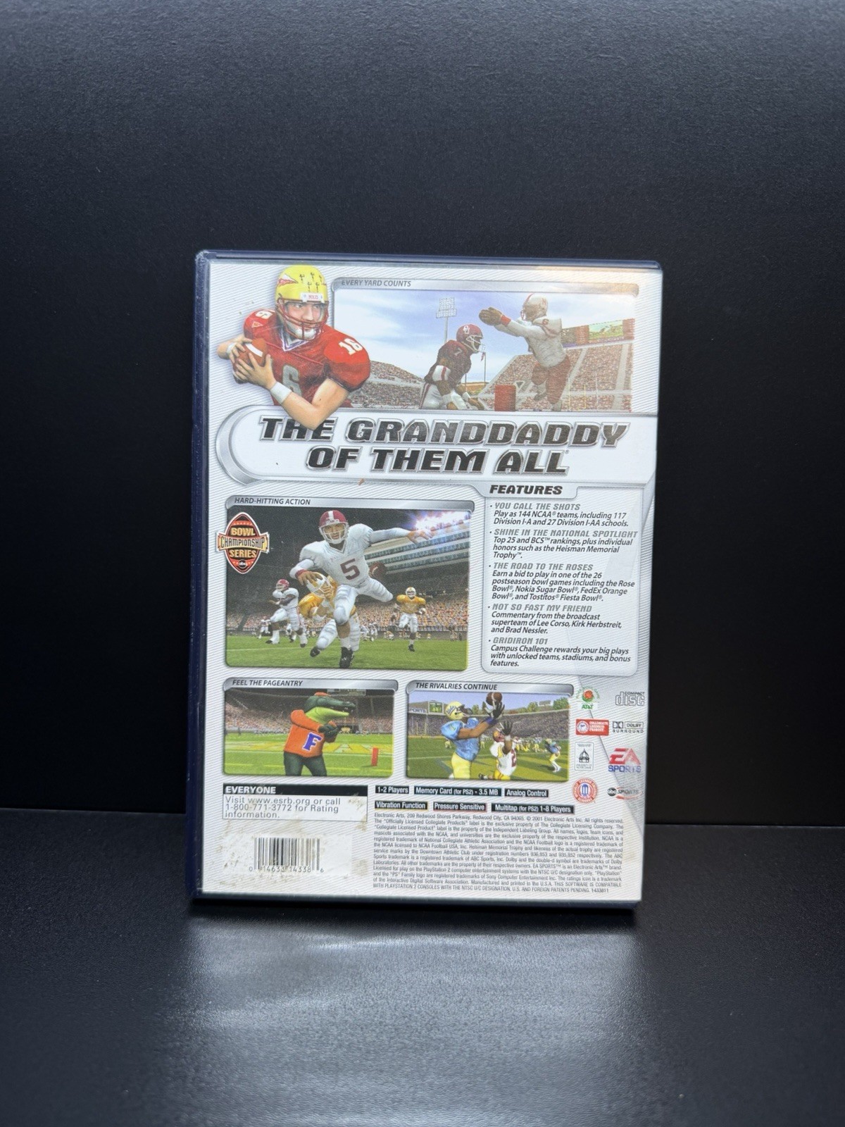 PS2 NCAA Football 2002 Complete Tested