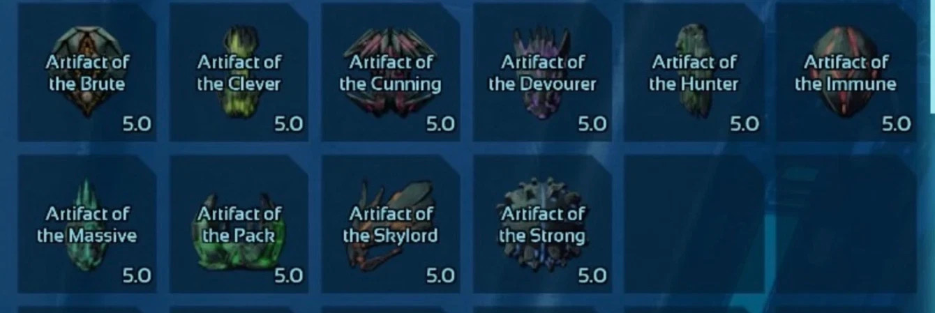 Ark Ascended PVE All Boss Artifacts 🤩PVE