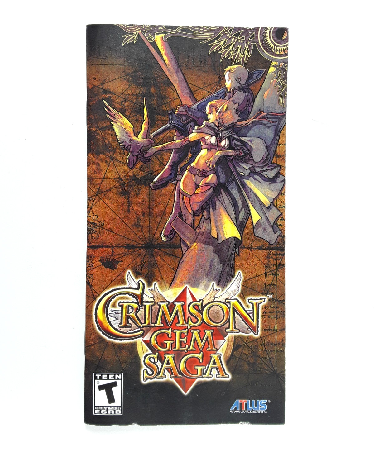 Crimson Gem Saga – Playstation Portable Sony PSP (MANUAL ONLY) Authentic Atlus