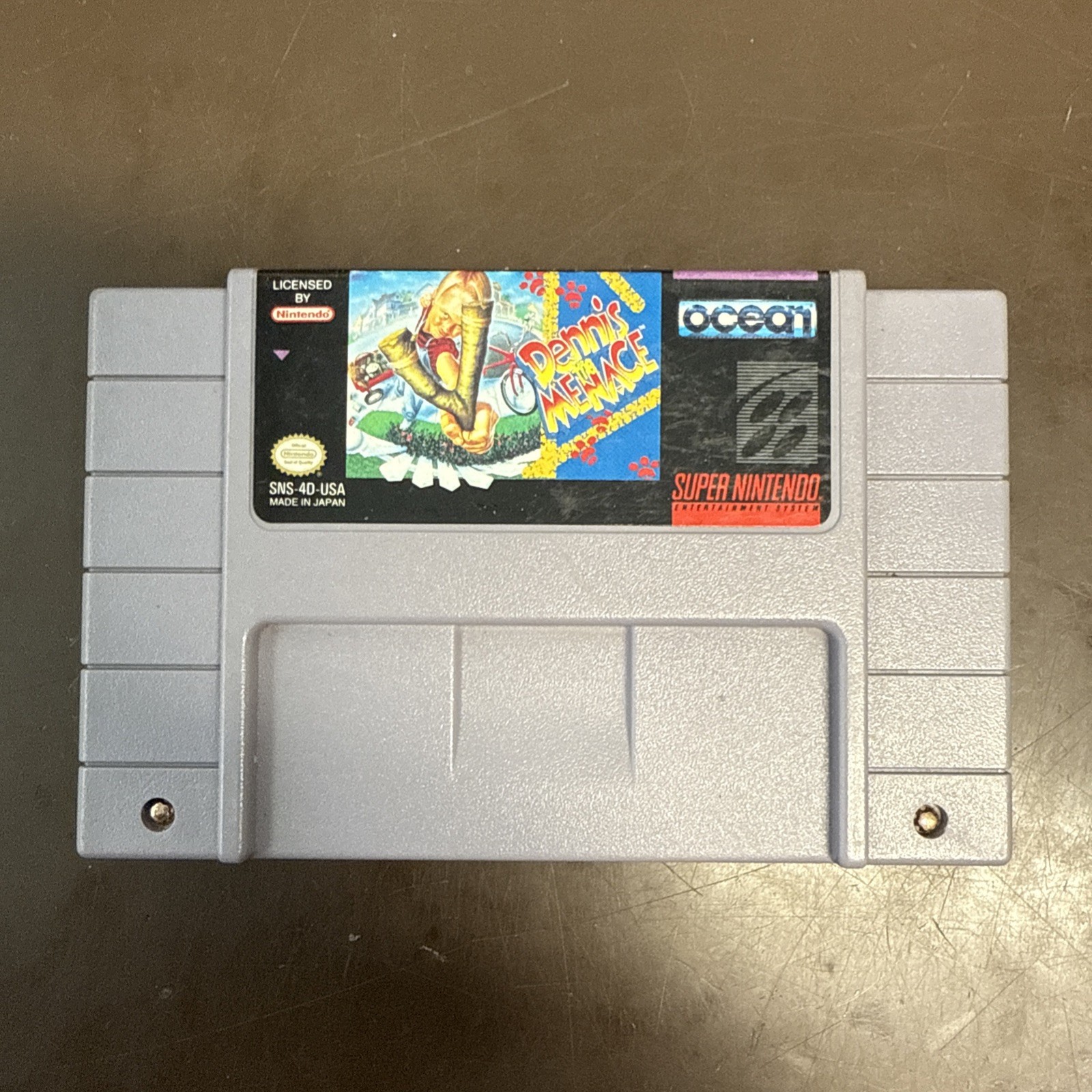 Dennis The Menace Super Nintendo SNES Great Cond – Authentic & Tested Works