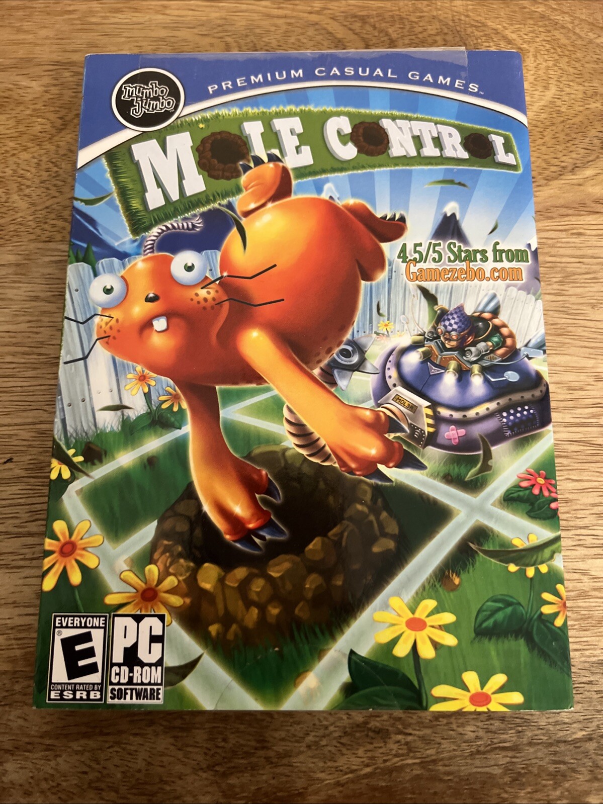 Mole Control Video Game Pc Cd-ROM E-Everyone (Factory Seal)