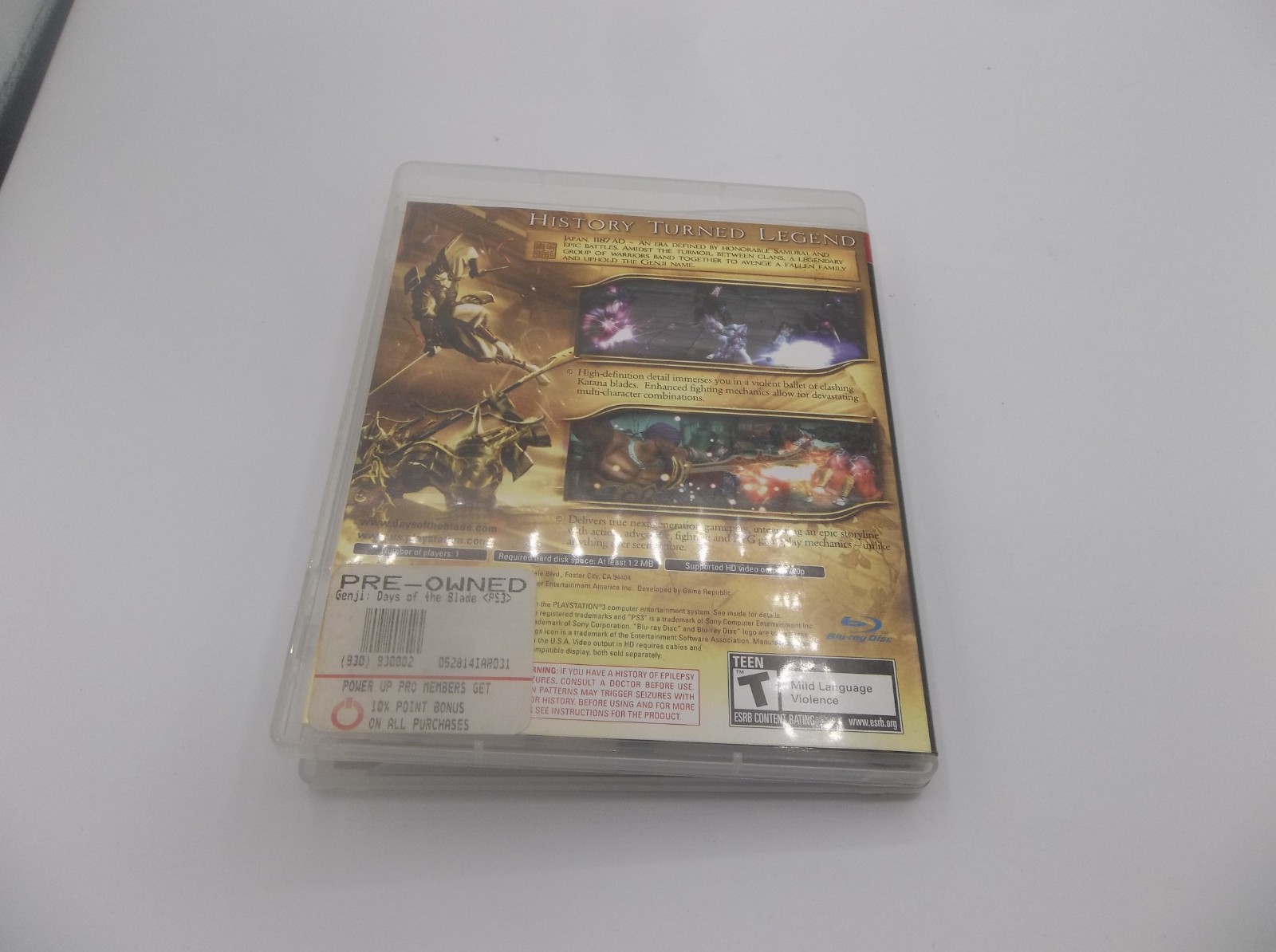 Genji: Days of the Blade (Sony PlayStation 3, 2006) PS3 CIB Complete