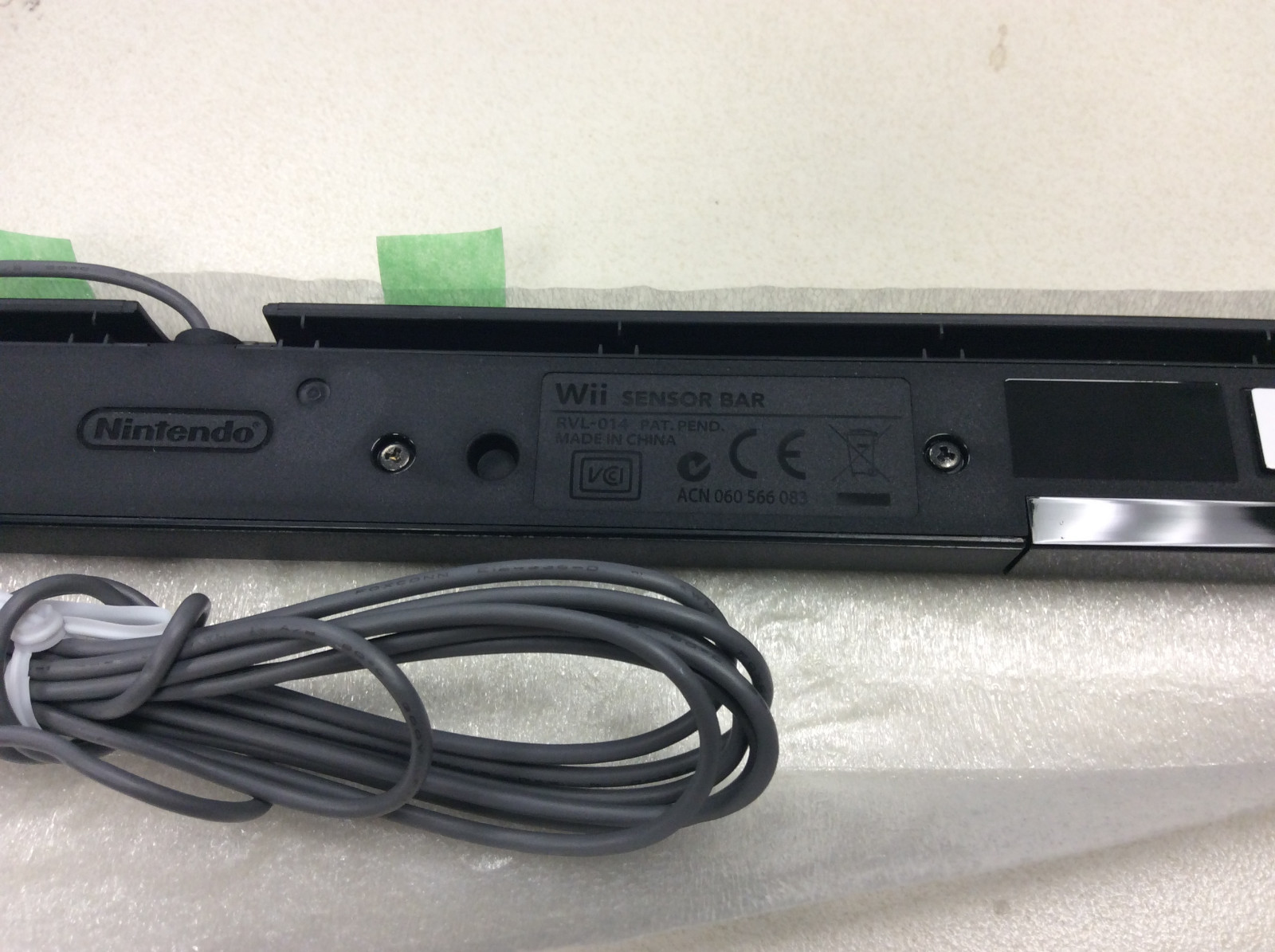 0 OFFICIAL NINTENDO WIRED REMOTE MOTION SENSOR BAR IR FOR NINTENDO Wii / U
