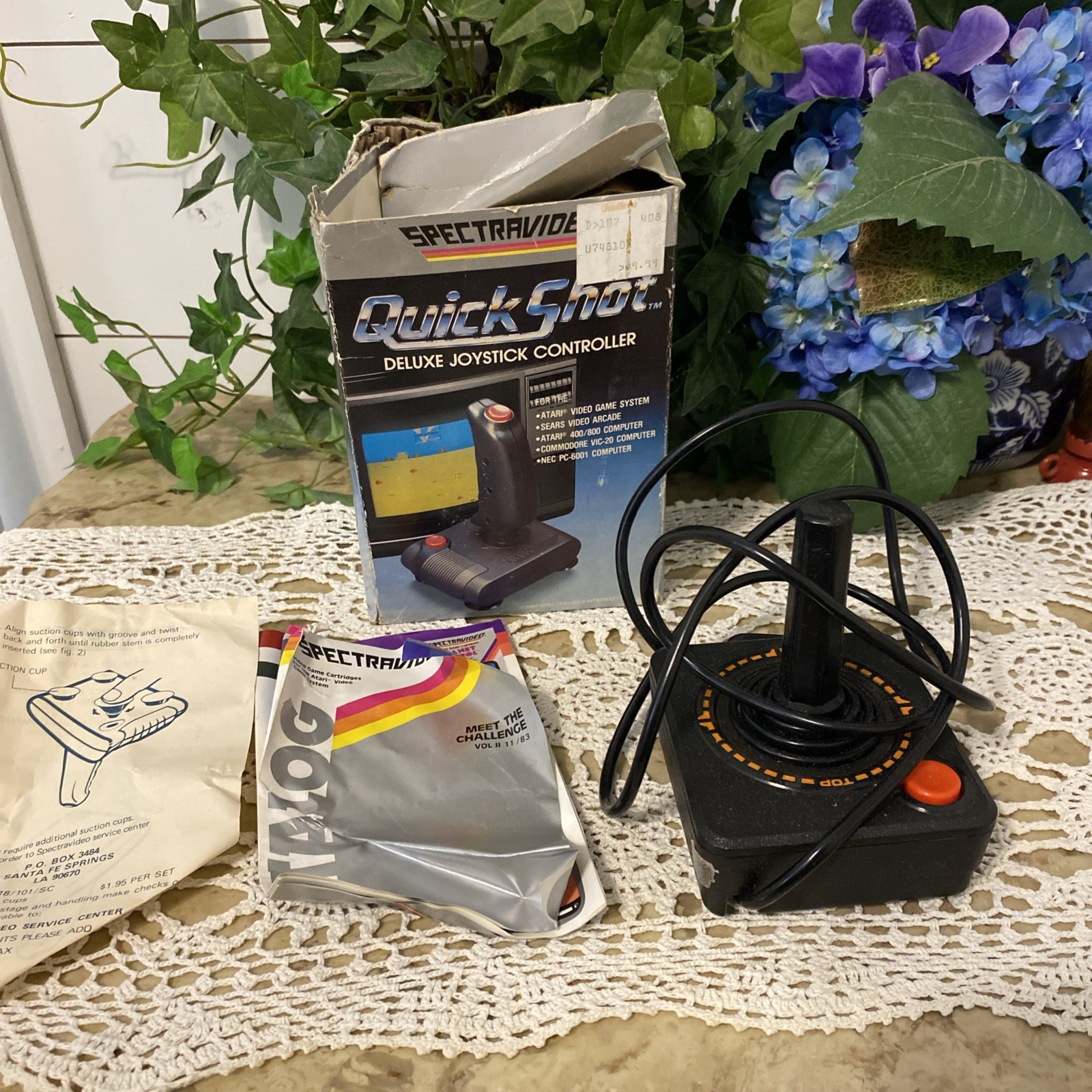 1984 QUICKSHOT I JOYSTICK NEW In Box SPECTRAVISION COMMODORE & ATARI SYSTEMS