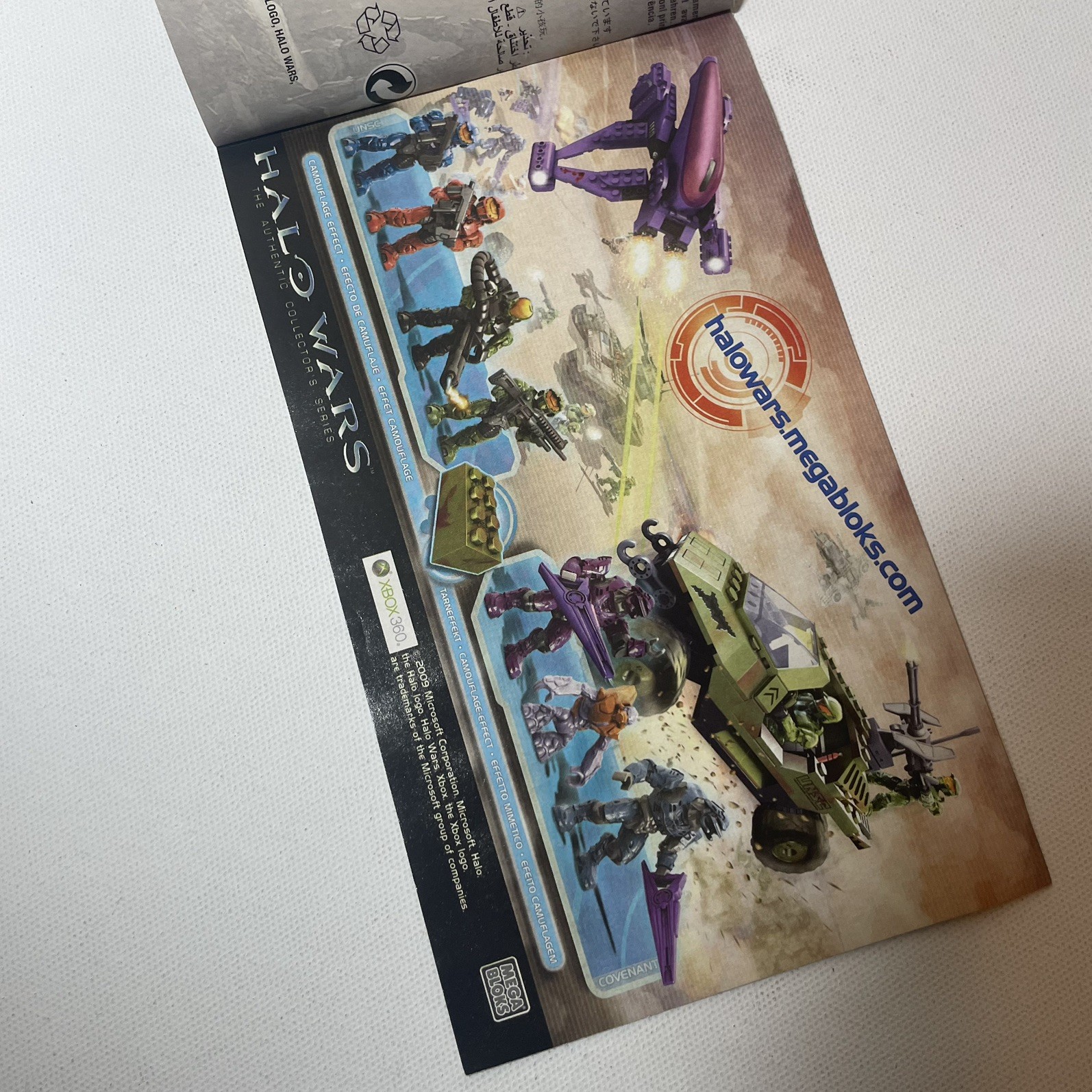 Mega Bloks Halo Wars UNSC Gremlin 96818 Instruction Manual Book 2009