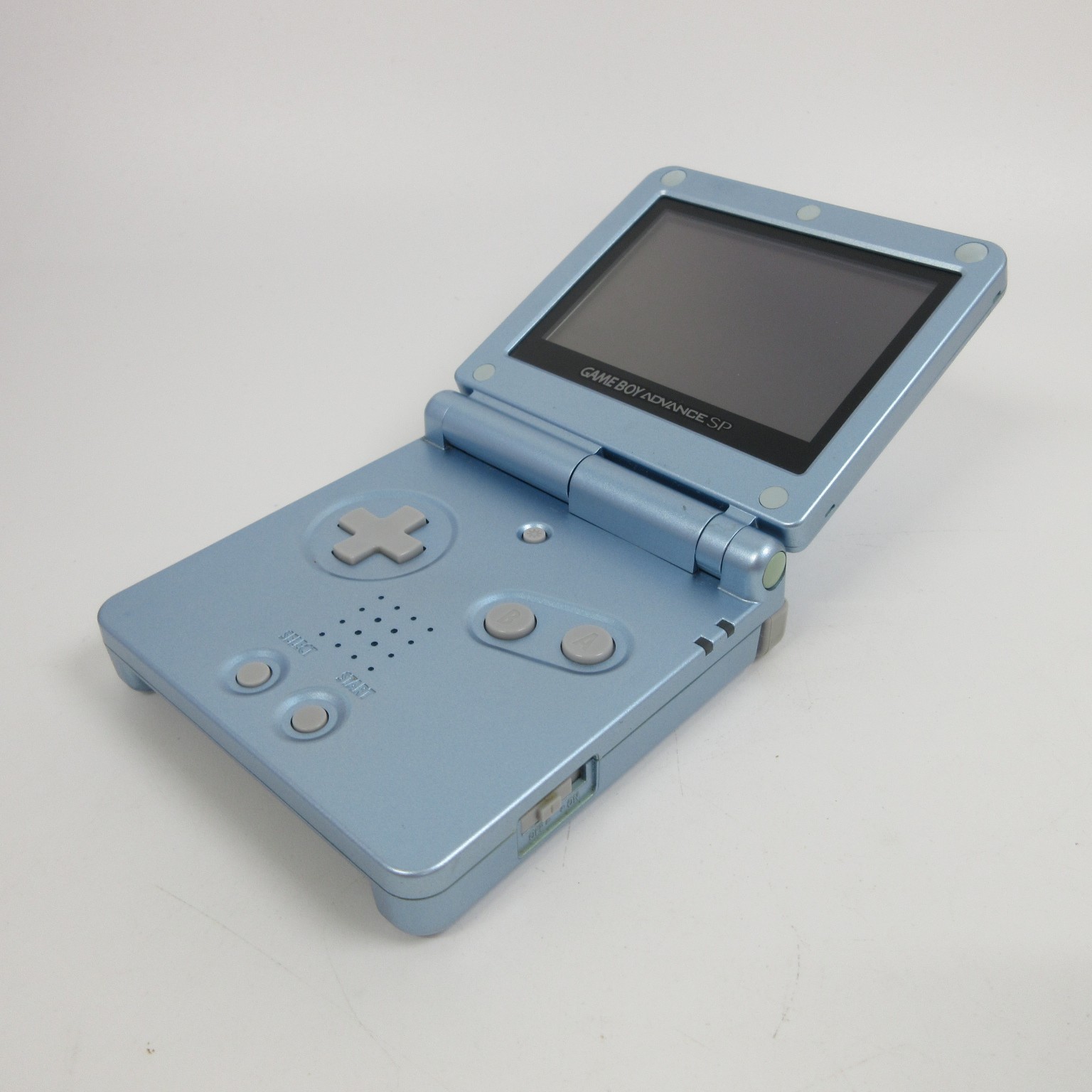 【Very Good】Nintendo GameBoy Advance SP Pearl Blue GBA Console #Arr08/0627/03